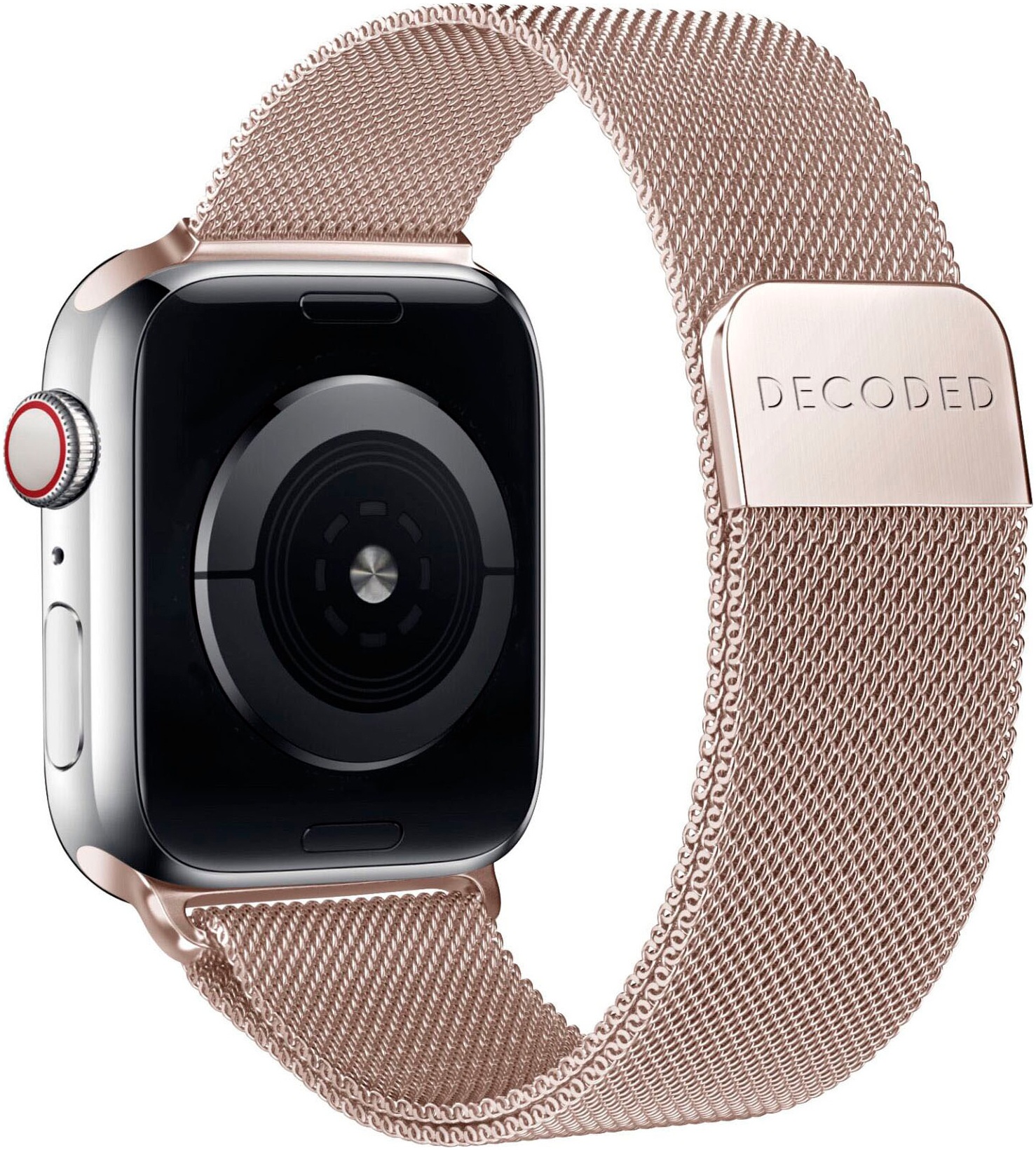 DECODED Smartwatch-Armband »Milanaise Traction Strap Black 42/44/45mm«