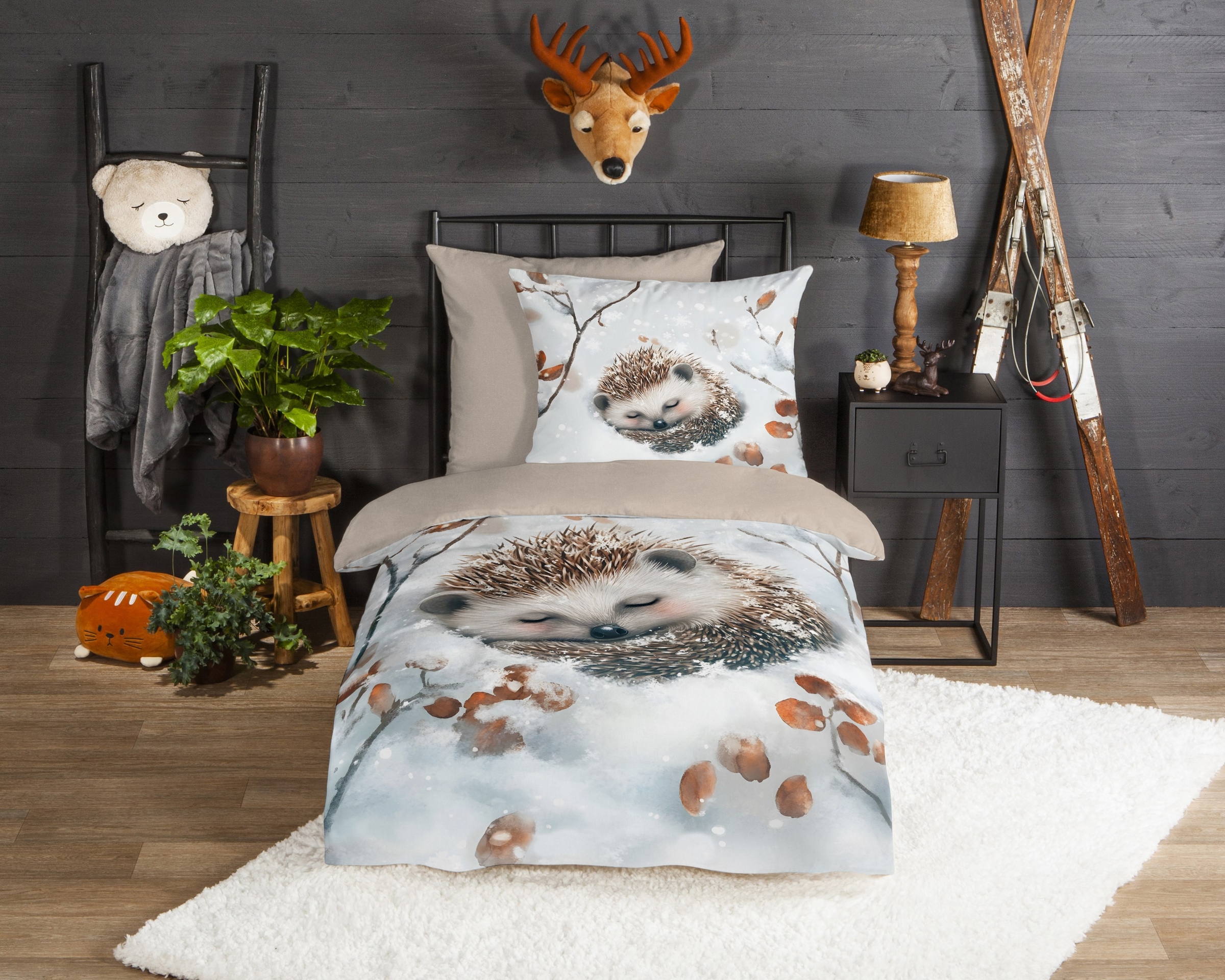 good morning Kinderbettwäsche "Jussi" 2 Stk. Flanell Biber, 135x200, Warm, günstig online kaufen