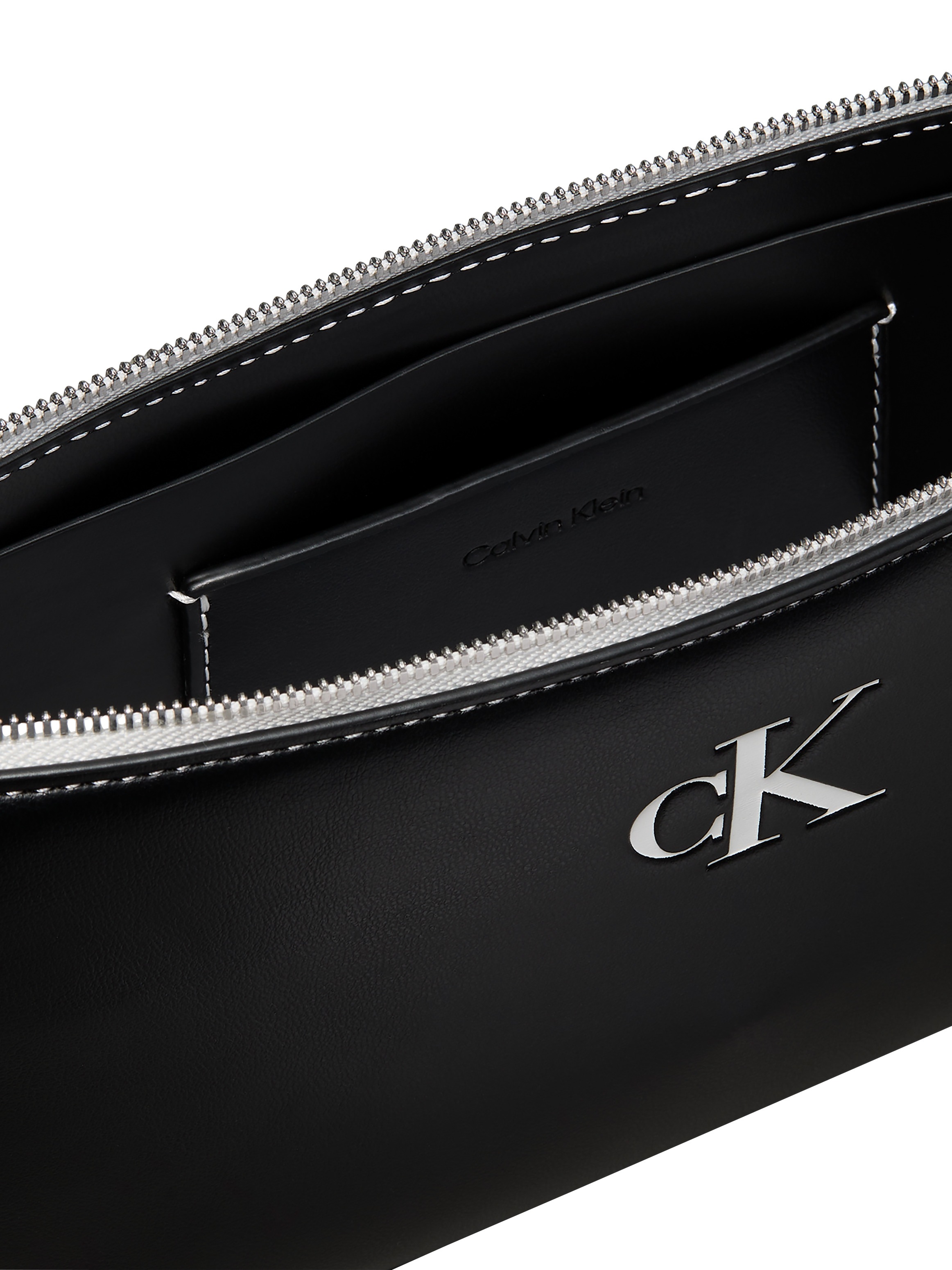 Calvin Klein Tragetasche »CONTRAST CK CONVERTIBLE POUCH« Damen Handtasche, Schultertasche mit CK-Logo
