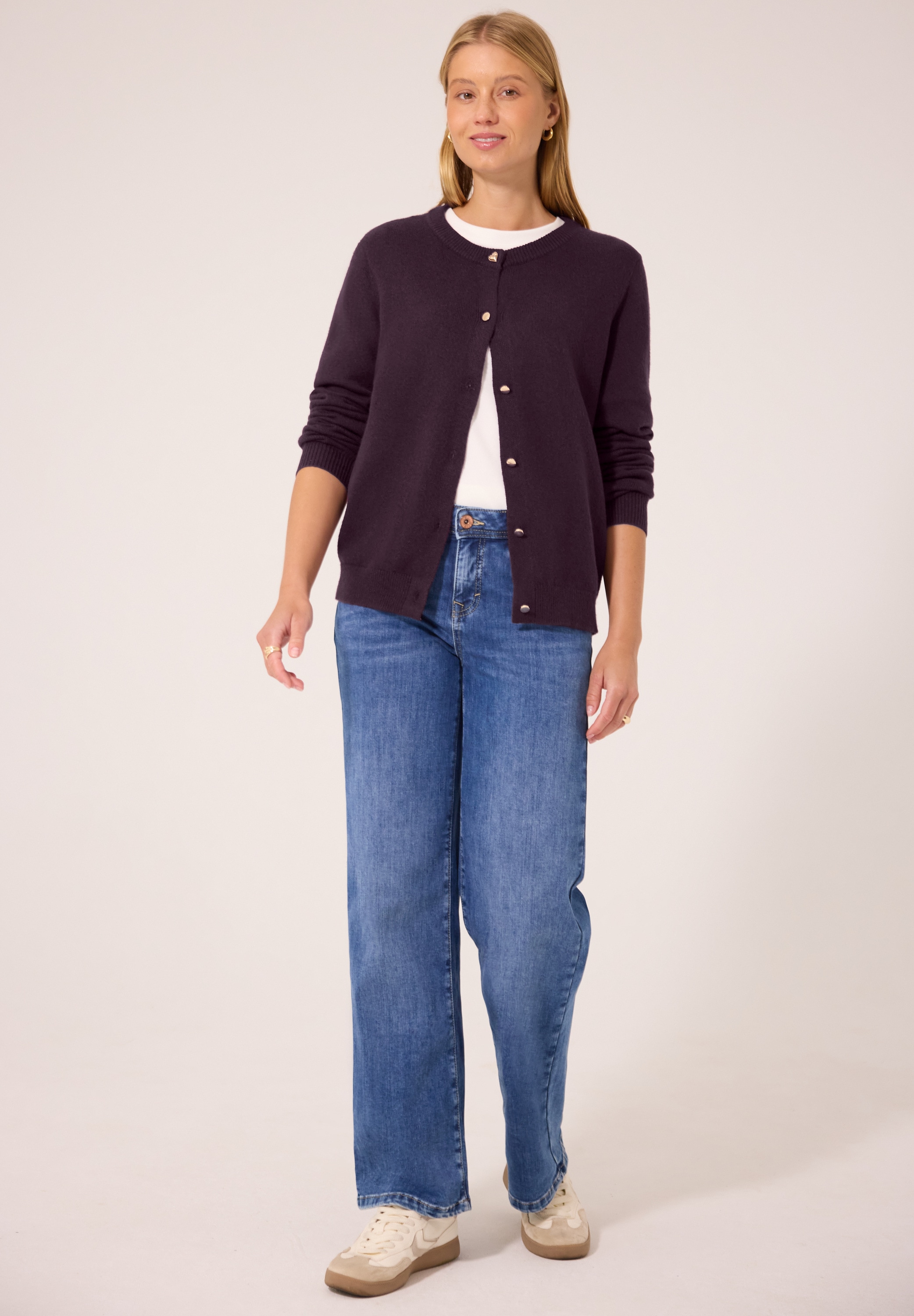 STREET ONE STUDIO Cardigan mit Knopfleiste