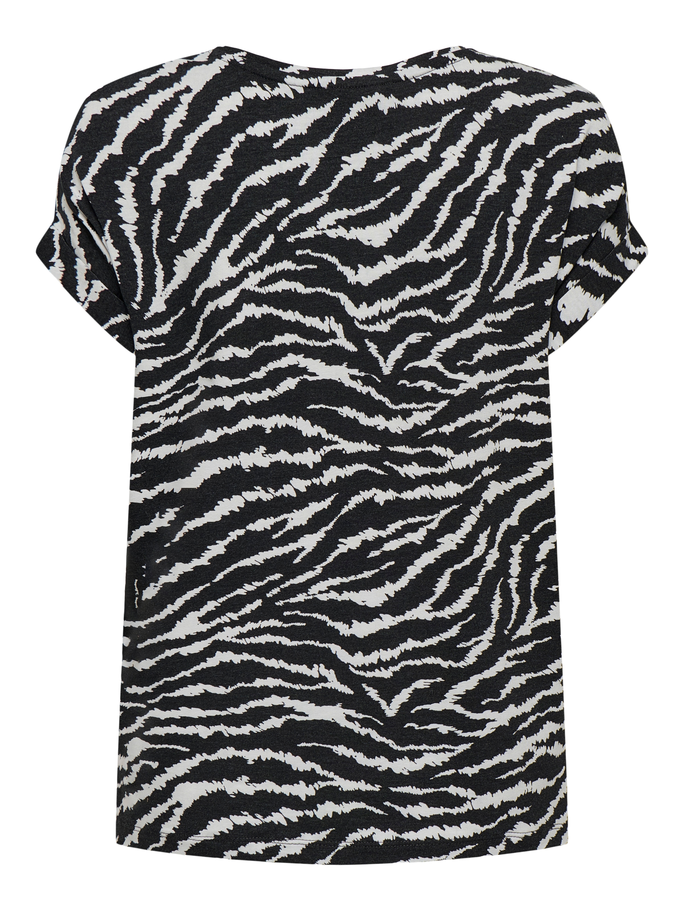 ONLY Kurzarmshirt »ONLMOSTER – Shirt mit Animal-Print und lockerem Schnitt« animal-print, modisch, loose fit, Viskosemischung, Rundhals