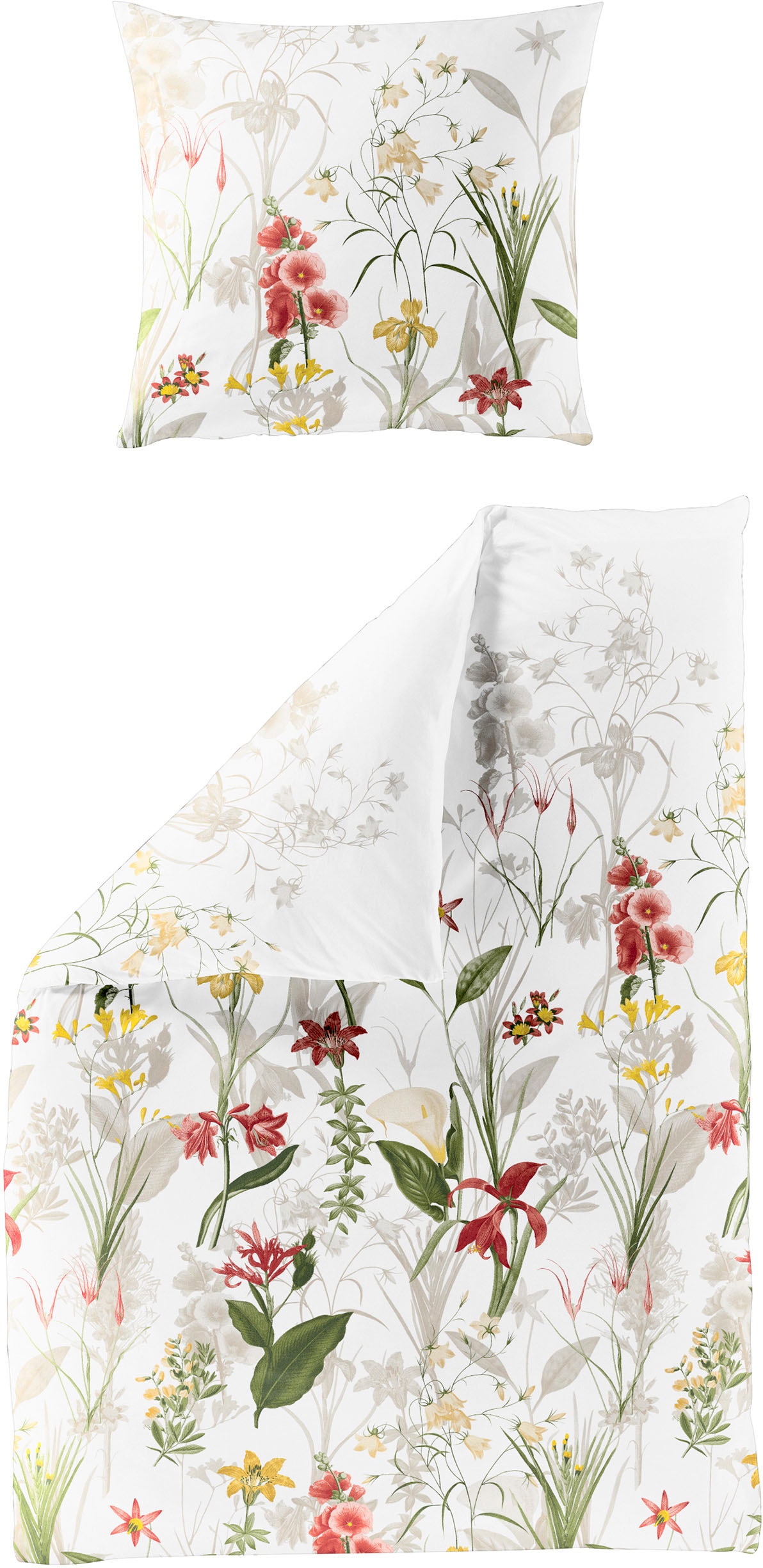 BIERBAUM Bettwäsche "4066" 2 Stk. tlg. Mako-Satin, 100 % Baumwolle, pflegel günstig online kaufen