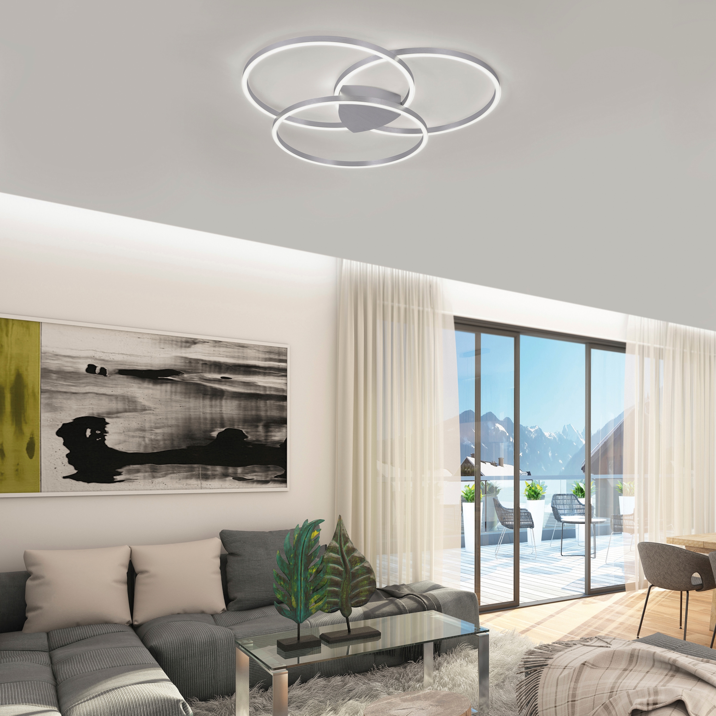 Neuhaus Q SMART HOME LIGHTS LED Deckenleuchte »Q-KATE« LED-Board 1 Stk. warmweiß - kaltweiß