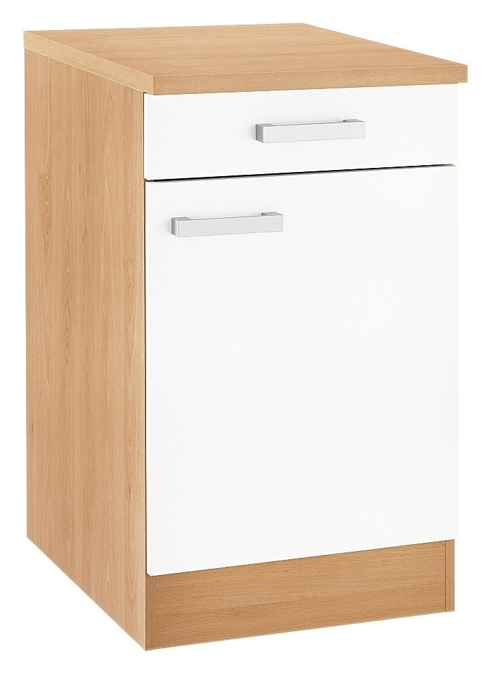 OPTIFIT Spülenschrank "Odense", 50 cm breit, mit Tür und Schubkasten, mit 28 mm starker Arbeitsplatte