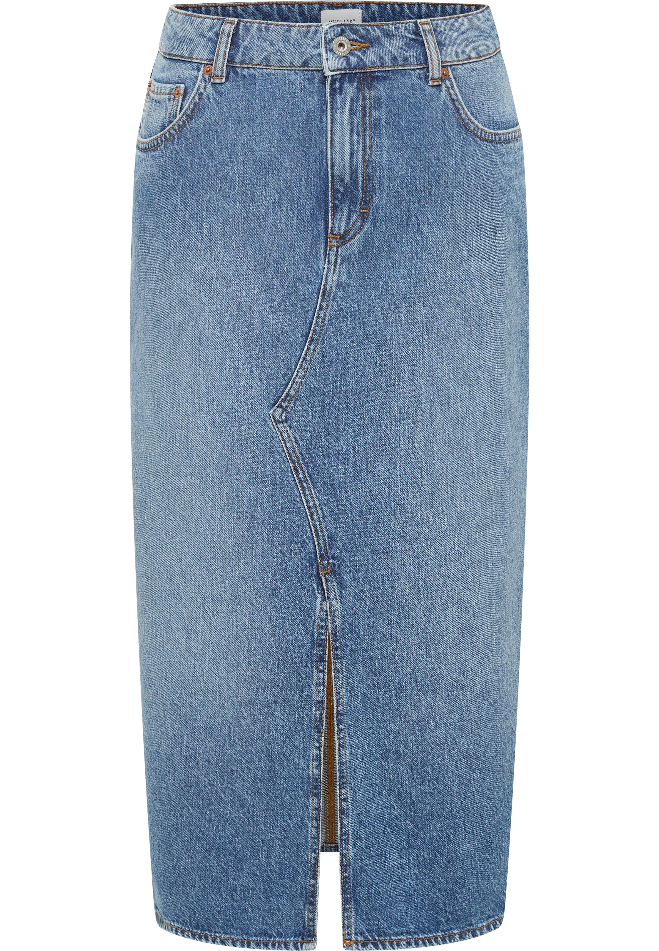 MUSTANG Jeansrock "EUREKA Denim" mit einem Gehschlitz günstig online kaufen