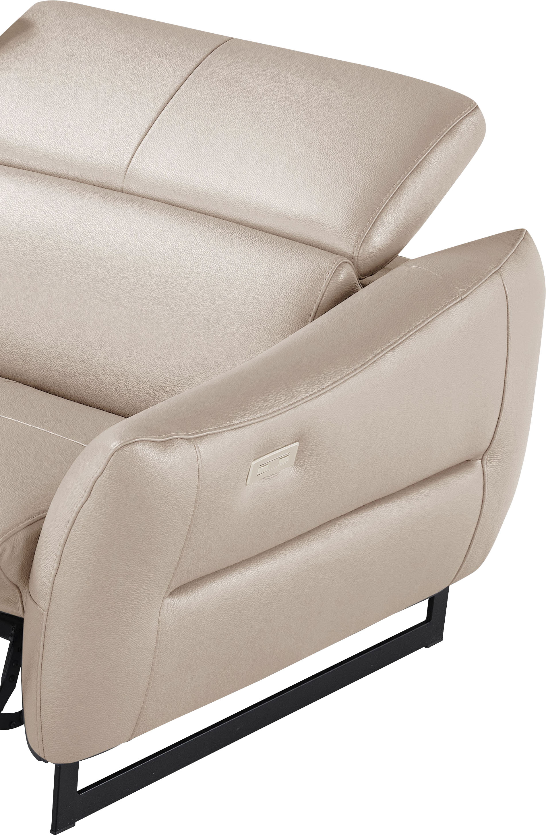 Thumbnail - Egoitaliano 2,5-Sitzer "Dafne, elegantes Designsofa mit hohem Sitzkomfort" mit und ohne elektrischer Relaxfunktion, Kopf...