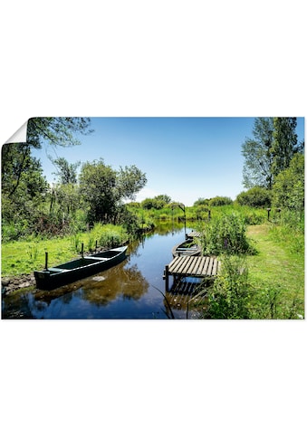 Artland Paveikslas »Naturlandschaft ant Fluss ...