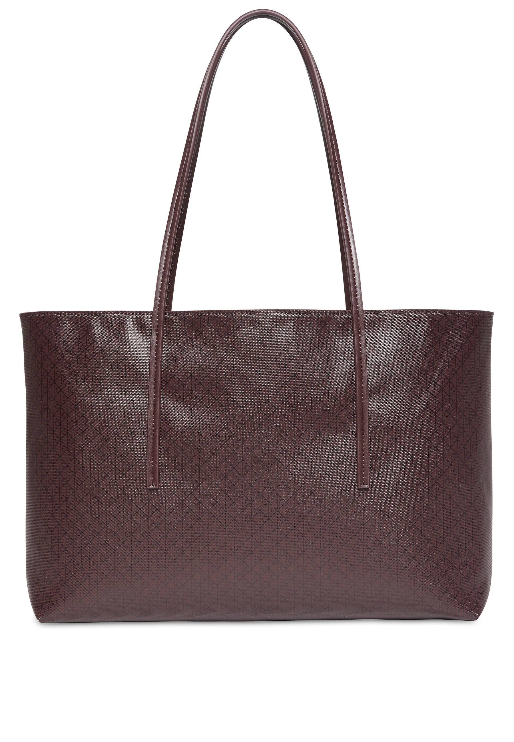 Calvin Klein Henkeltasche »AOP TOTE W/ POUCH ON STRAP«, (2 tlg.), Umhängetasche, Schultertasche, Set, mit Monogramm-Print