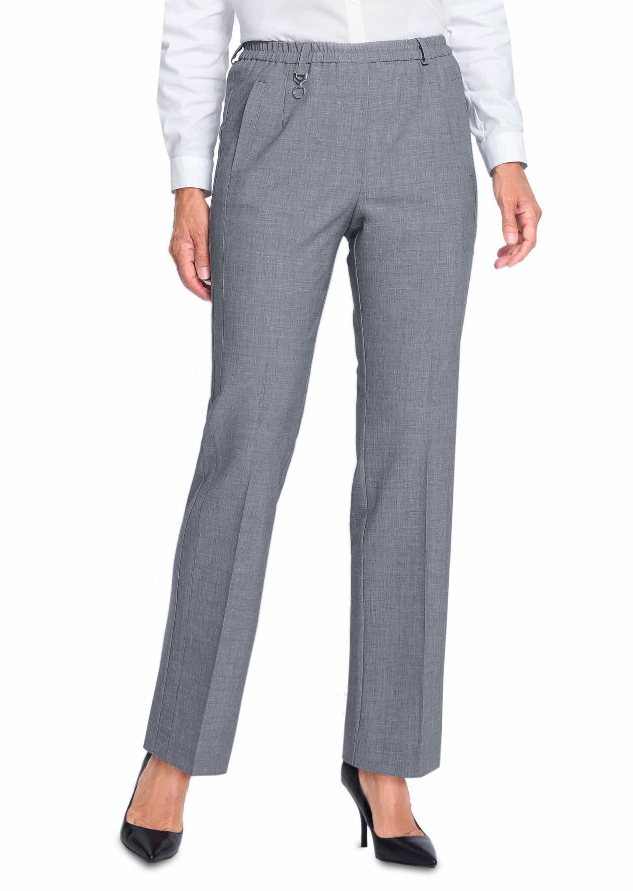 GOLDNER Schlupfhose »Elegante Stretchhose mit Komfortbund«  Bund mit dekorativem Zierteil