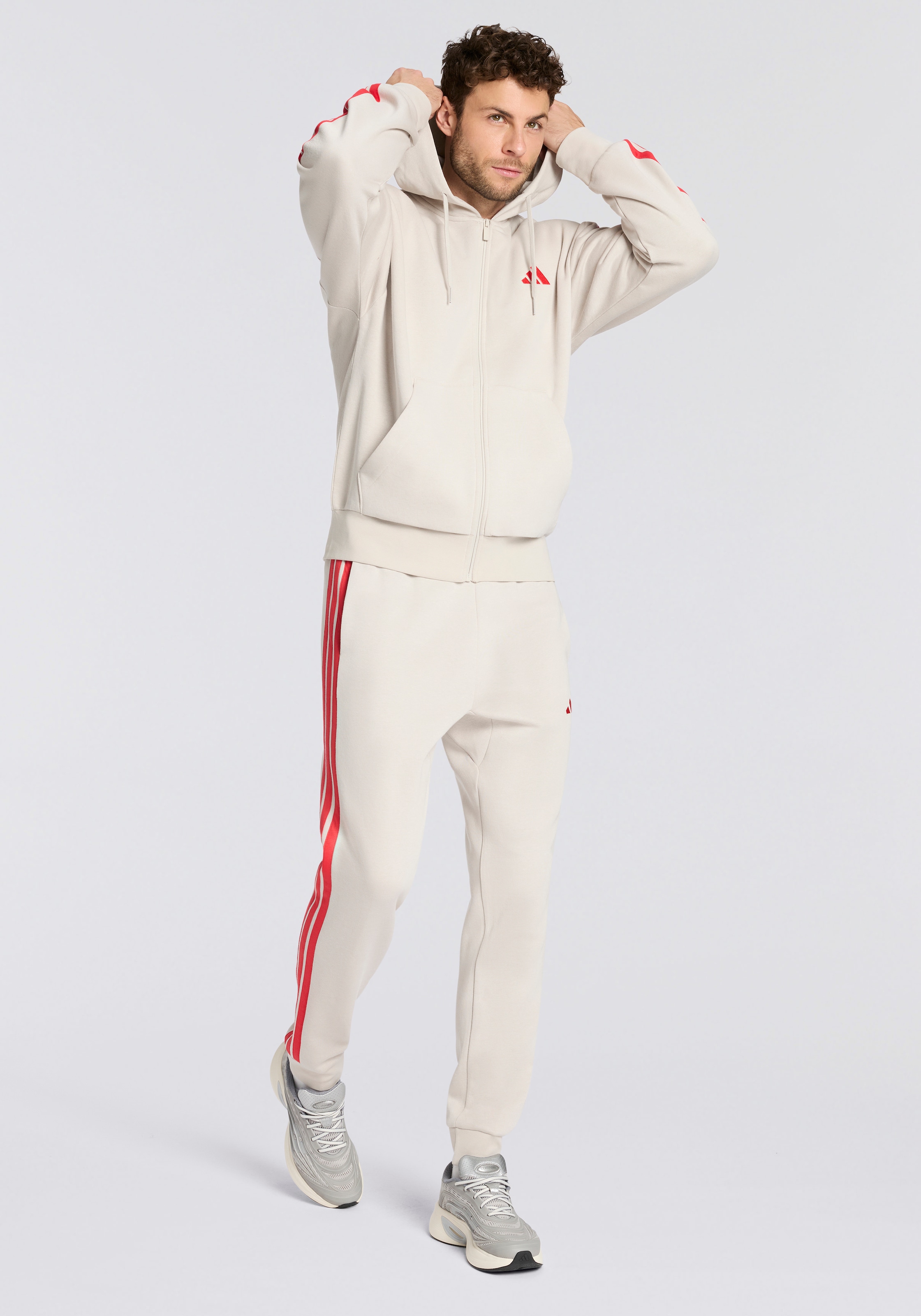 adidas Sportswear Kapuzensweatjacke "M 3S FL FZ HD" 1 tlg. für Laufen und S günstig online kaufen