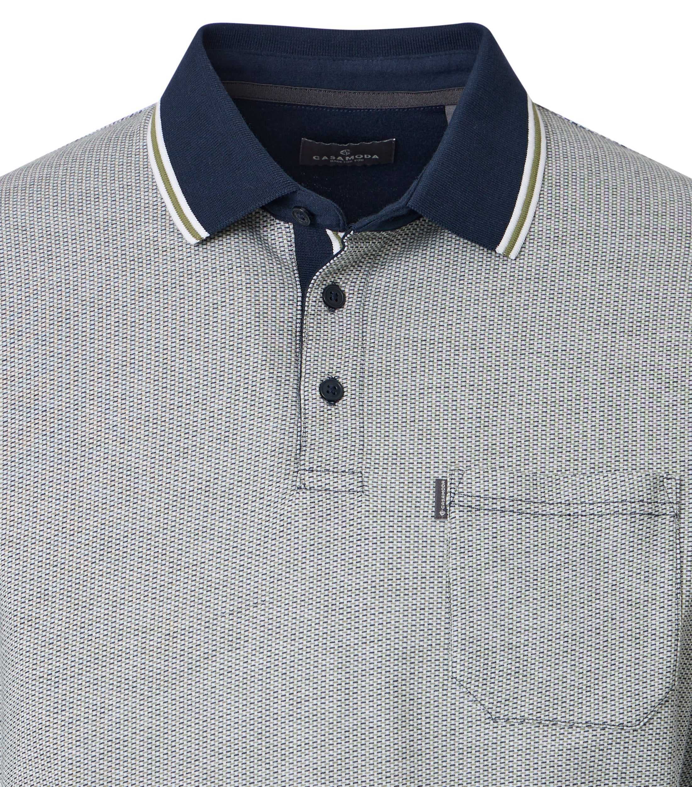 CASAMODA Poloshirt »CASAMODA Polo-Shirt Print«