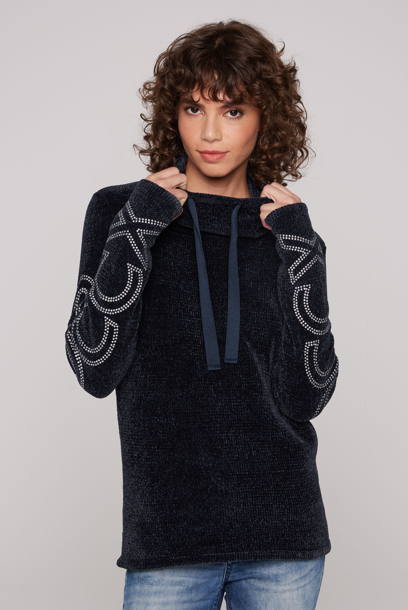 SOCCX Rollkragenpullover su švelnus Haptik