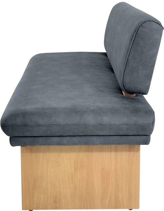 K+W Komfort & Wohnen Polsterbank »Longbeach«, (1 St.), Spitzkissenoptik im Sitz, wahlweise in der Breite 204cm oder 224cm