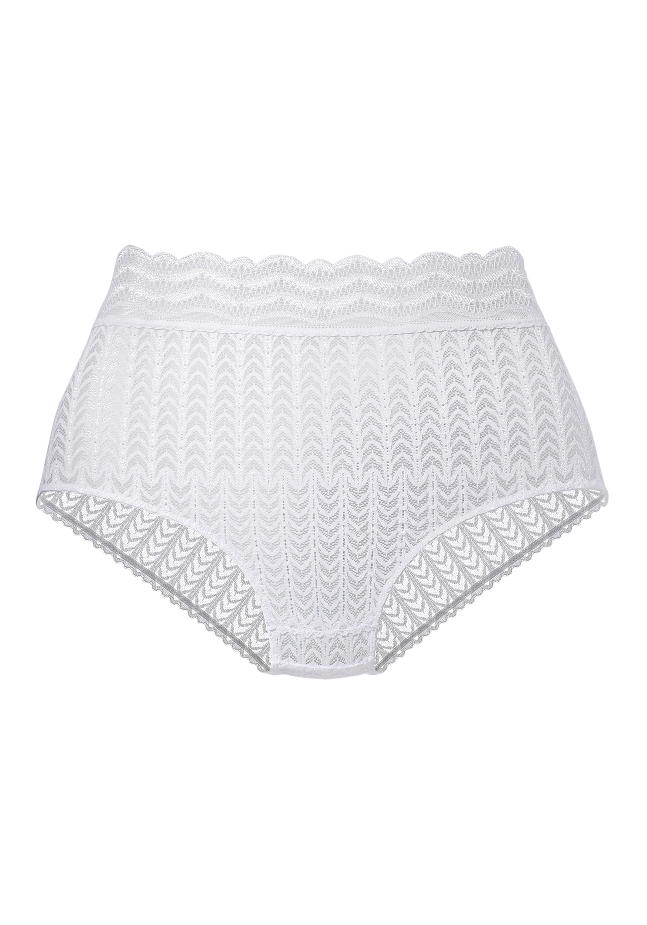 s.Oliver High-Waist-Slip, transparenter Spitze aus | graphischer bestellen BAUR in Optik