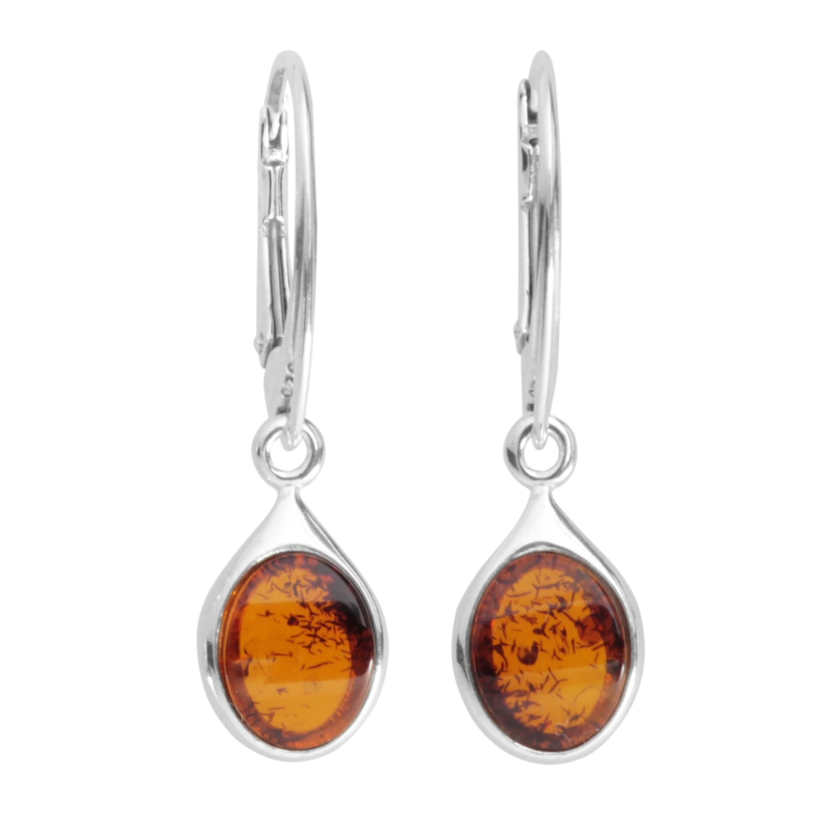 Paar Ohrhänger OSTSEE-SCHMUCK "Ostsee-Schmuck Ohrhänger Canissa Ohrhänger Canissa", weiß, Ohrringe, Damen, 32 x 9mm, Silber 925 (Sterlingsilber)