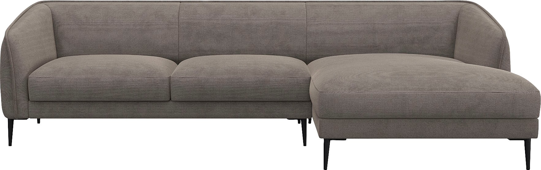 FLEXLUX Ecksofa "Belle Designsofa, L-Form, B/T 288/149 cm", Skandinavisches günstig online kaufen