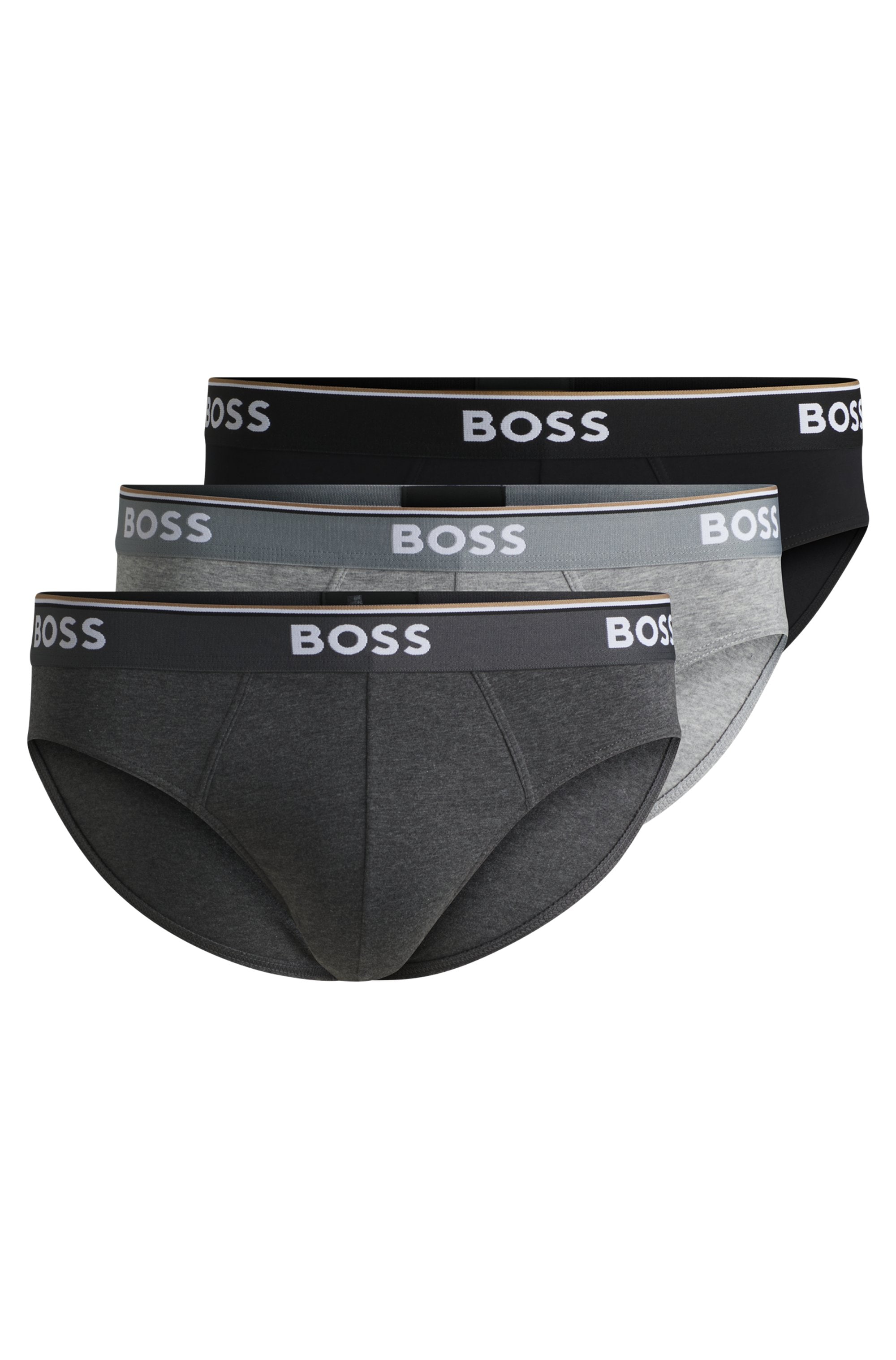 BOSS Slip, (Packung, 3er-Pack), mit Logo Webbund