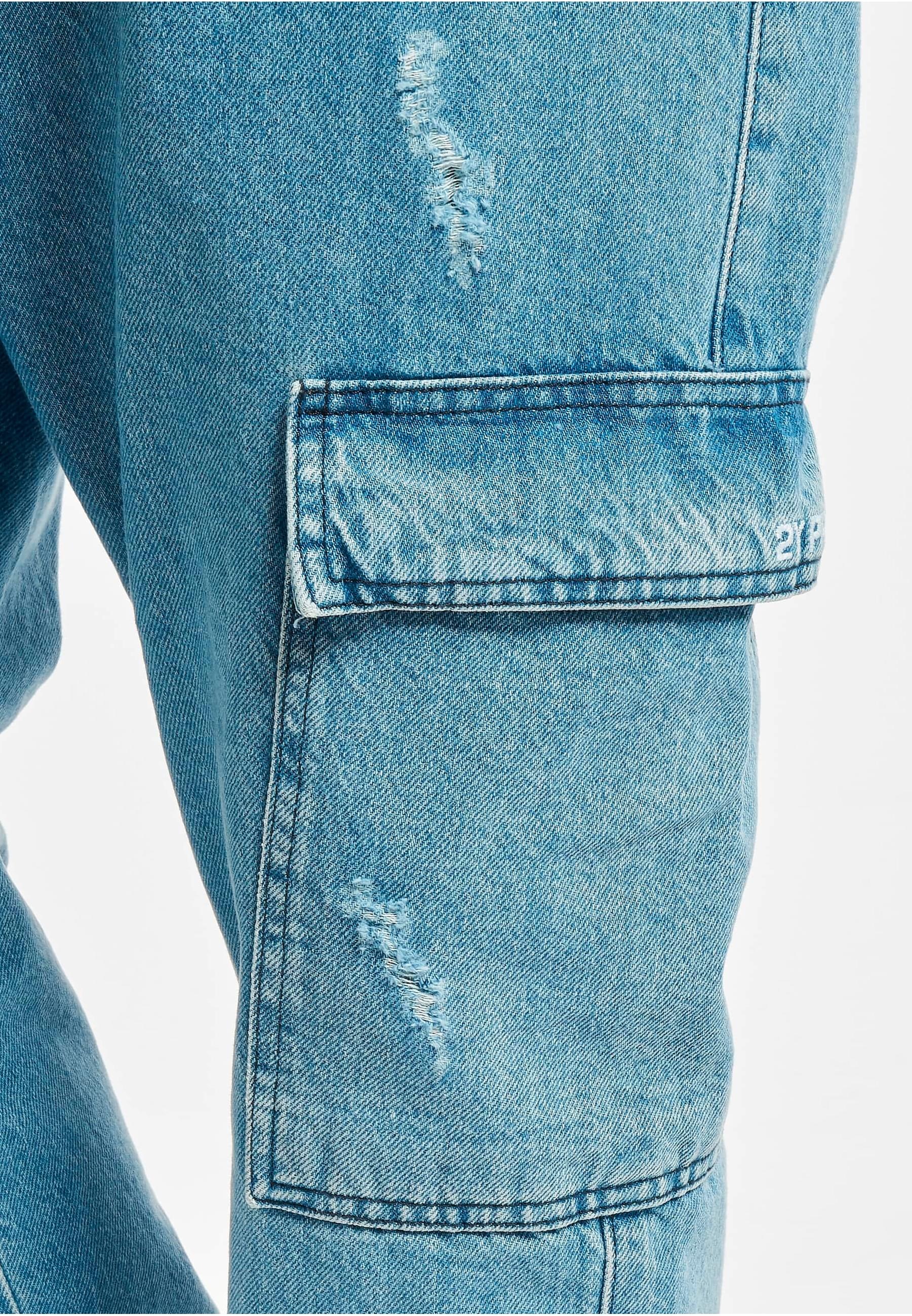 2Y Studios Cargohose »2Y Studios Herren 2Y Distressed Antifit Cargo Jeans«