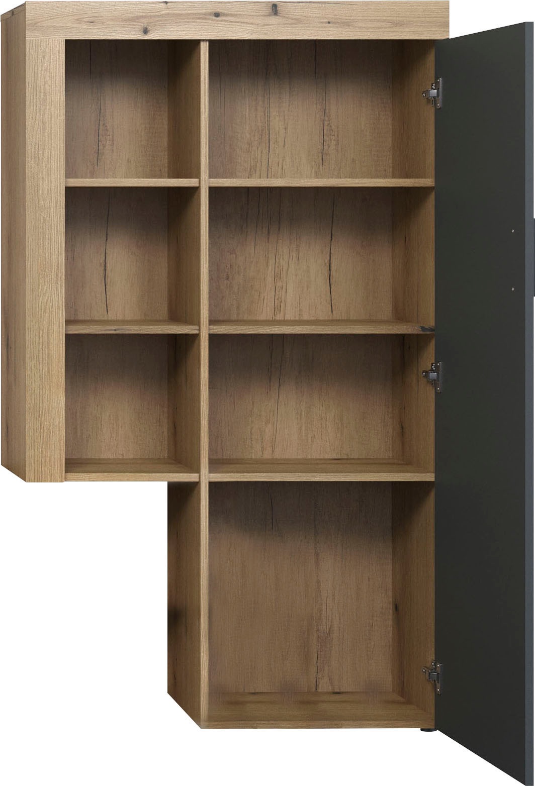 Home affaire Stauraumvitrine »Ghent« Packung, 1 Stk. tlg. Mit Hirnholzapplikationen