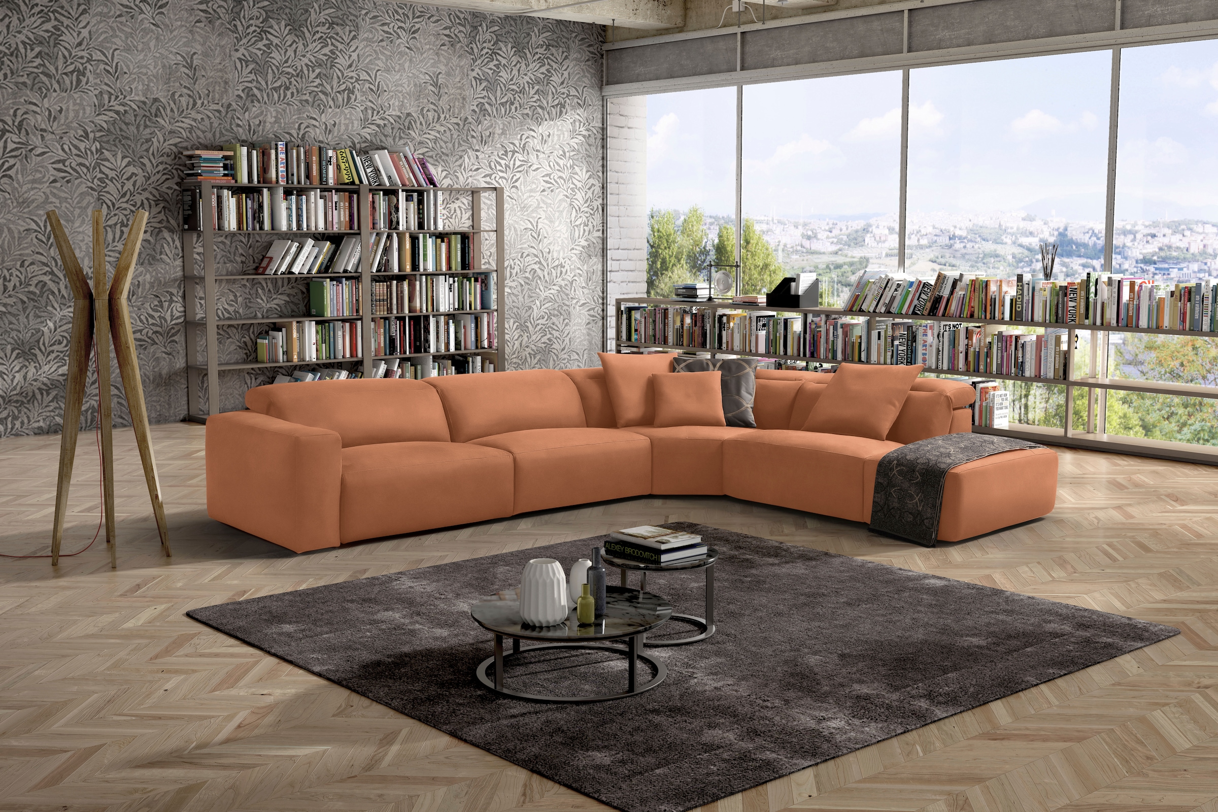 Ecksofa »Beverly, extravangantes Designsofa mit erstklassigem Sitzkomfort«, wahlweise...