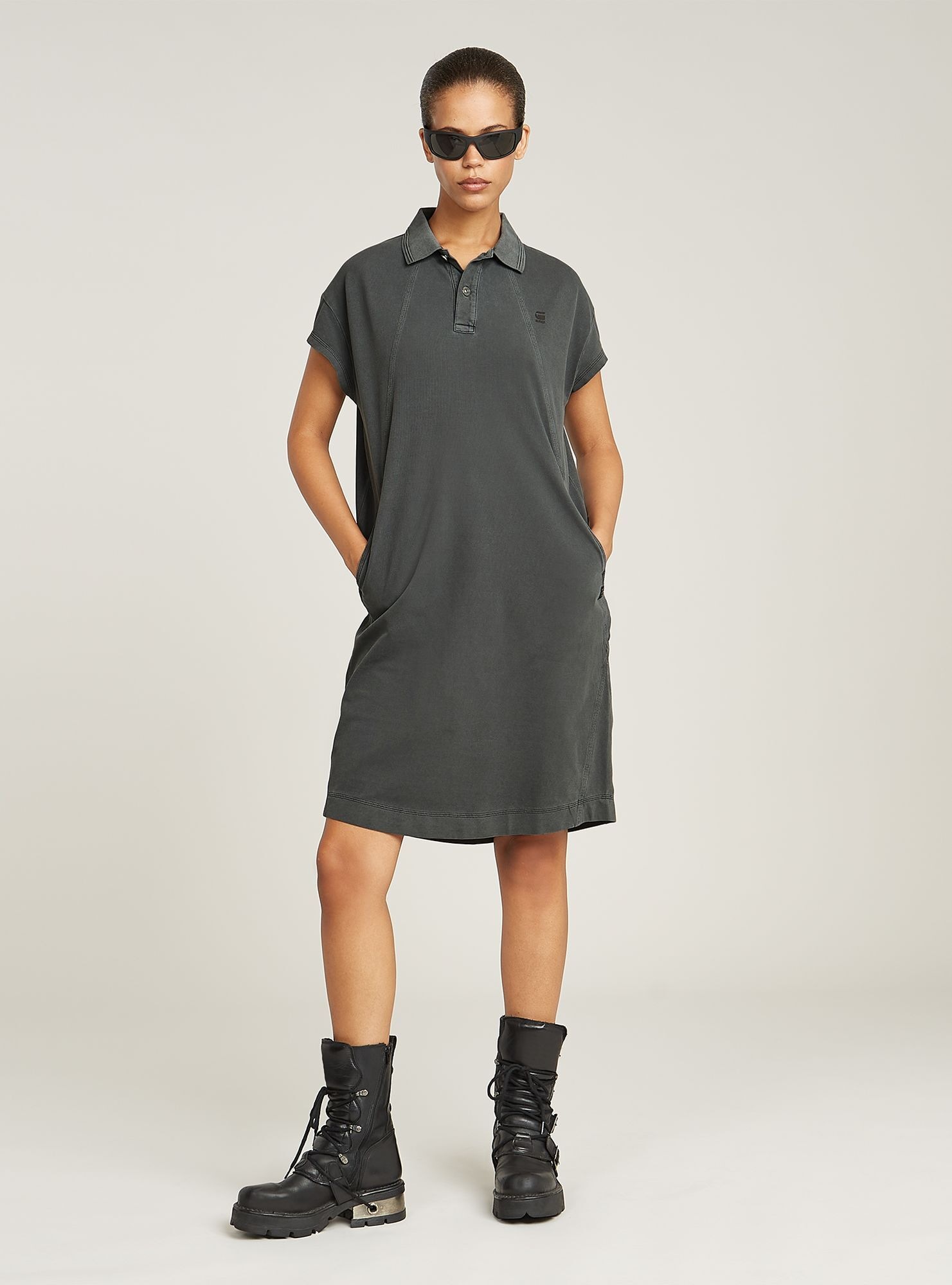 G-STAR Polokleid »Seam Detail Polo Dress«