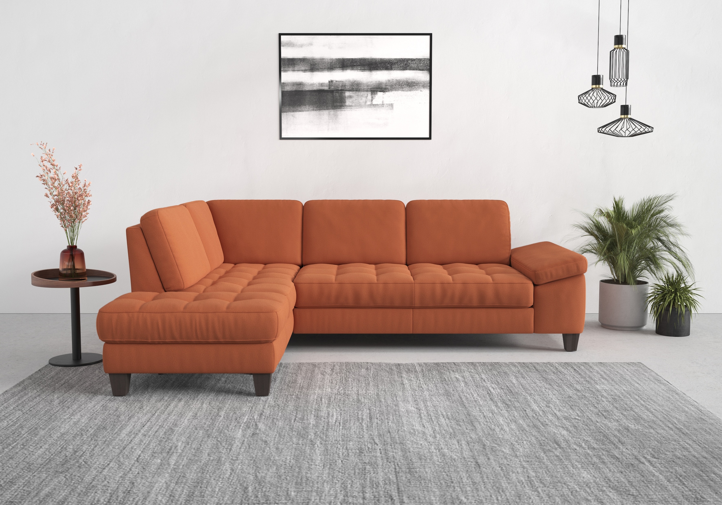 sit&more Ecksofa "Westham L-Form" mit Ottomane, mit oder ohne Schlaffunktion, Bettkasten, Verstellung