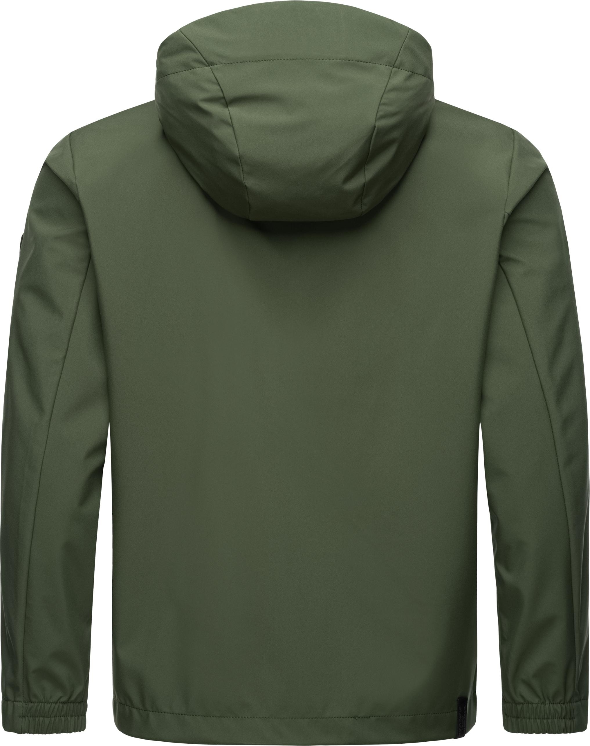 Ragwear Softshelljacke »Shellwie« mit Kapuze Wasserdichte Herren Übergangsjacke mit Kapuze