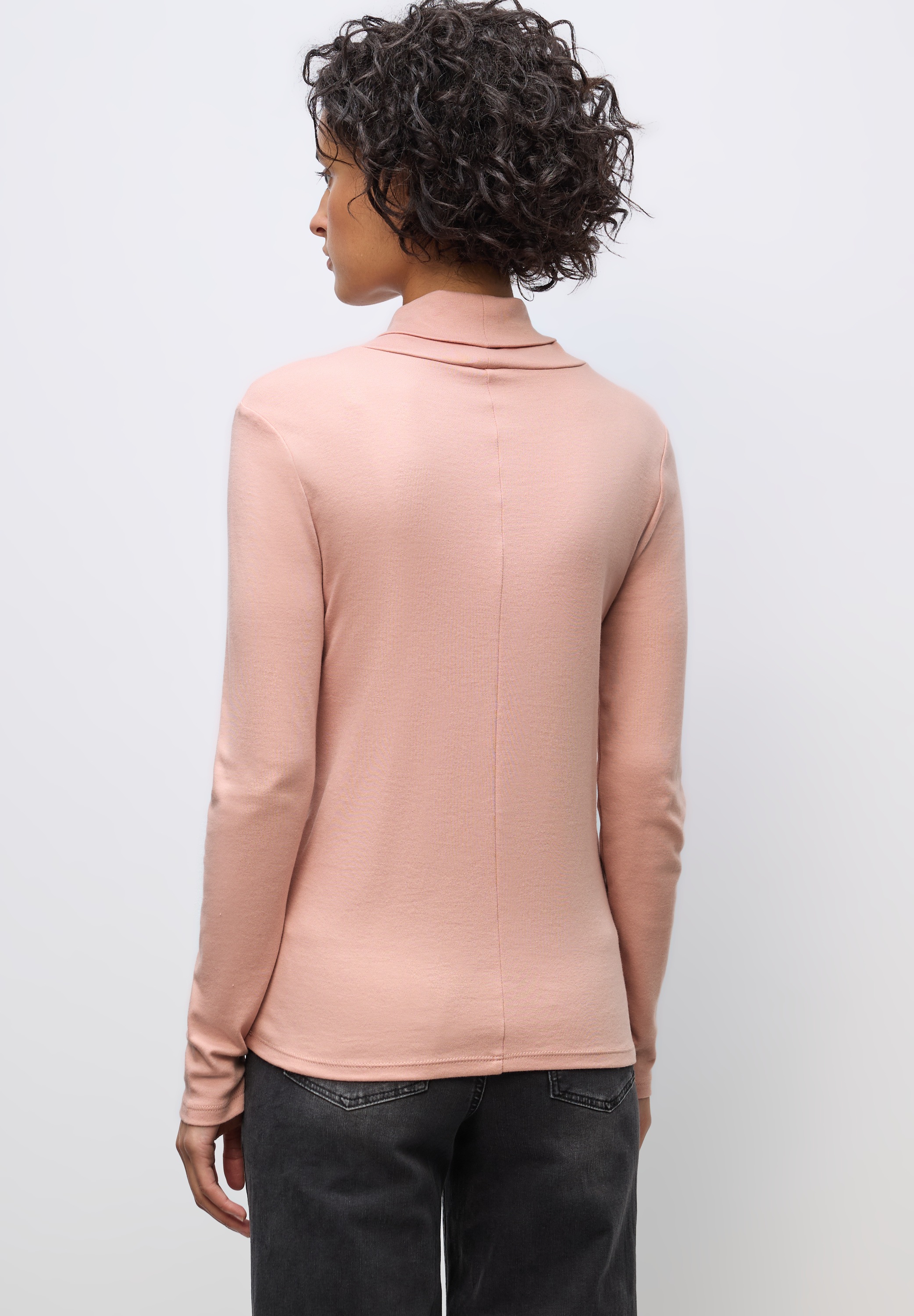 STREET ONE Rollkragenshirt, im soften Baumwoll-Mix günstig online kaufen
