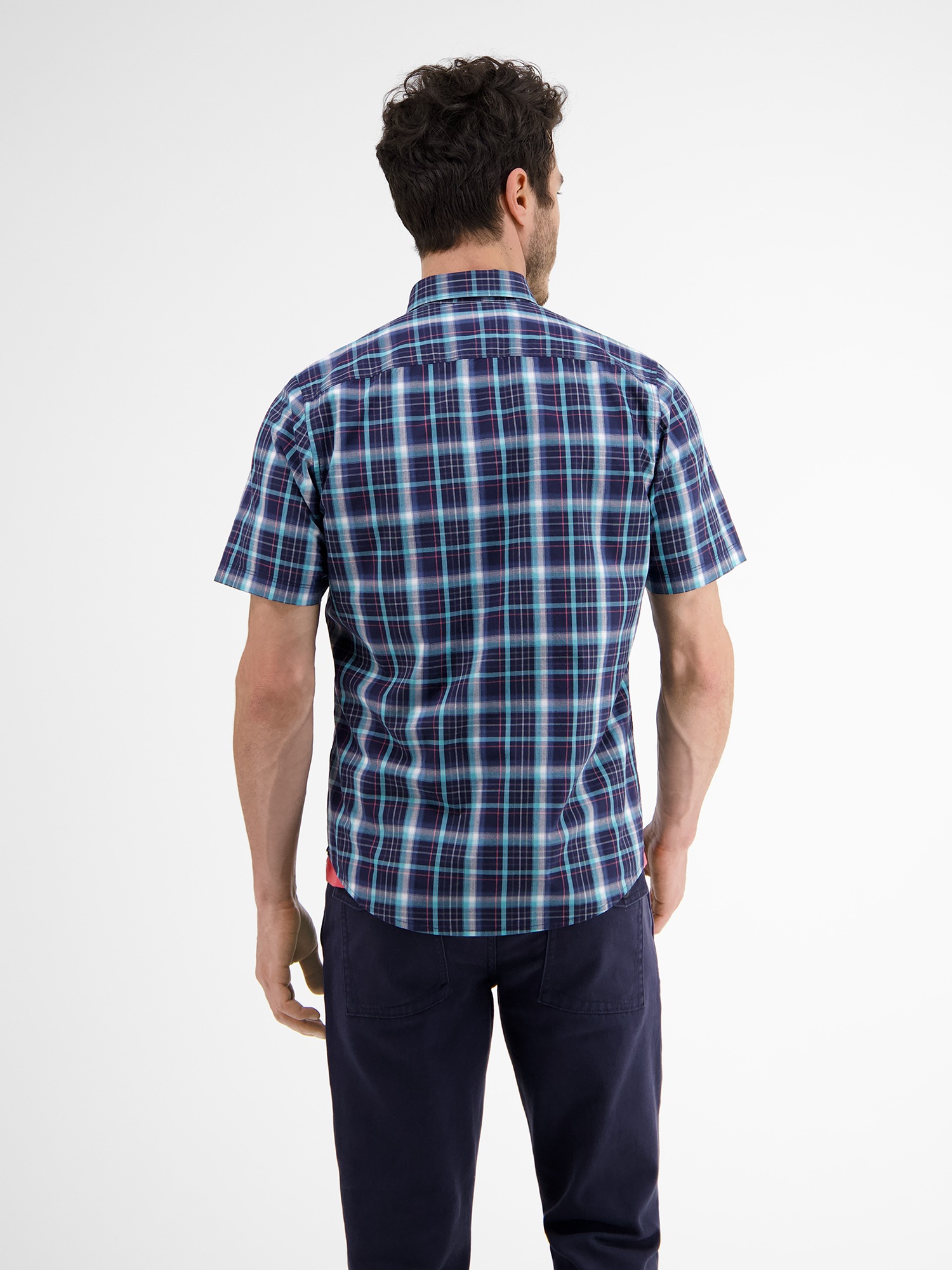 LERROS Kurzarmhemd »LERROS Halbarmhemd *Poplin Check*«