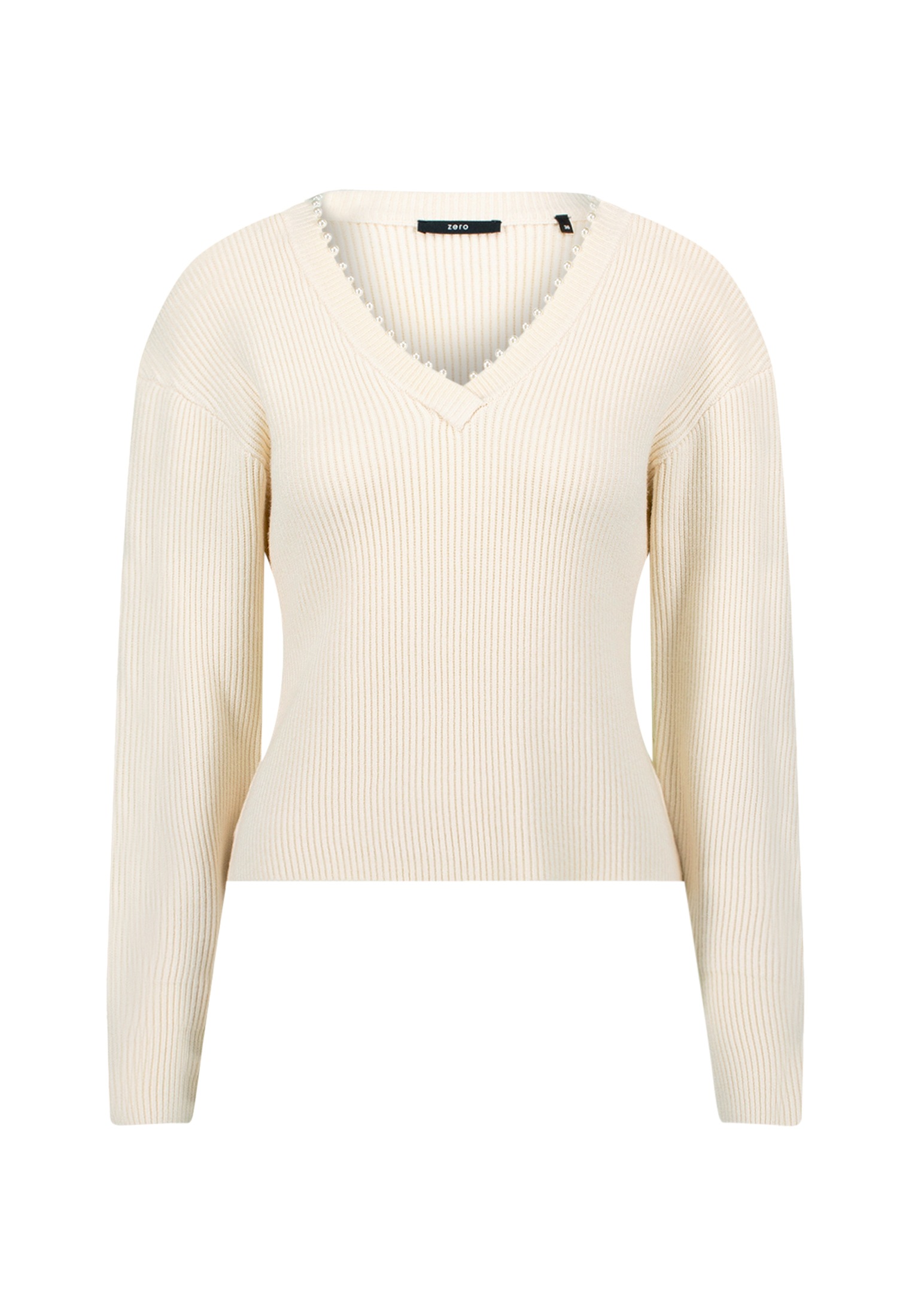 Zero Strickpullover "Damen mit Perlen" 1 tlg. weiteres Detail günstig online kaufen