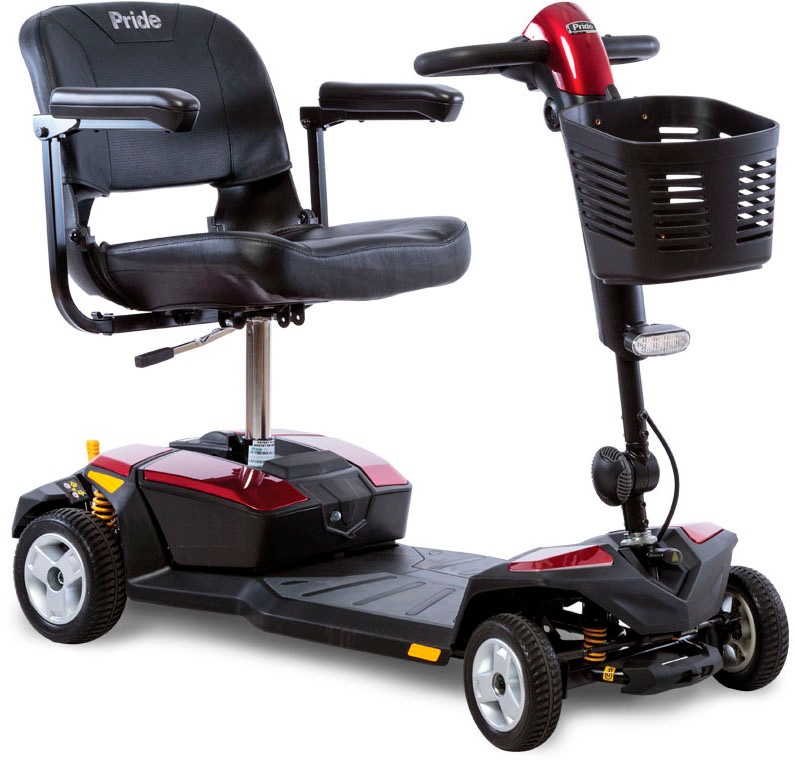 MOBILIS Elektromobil "M24 F, Komfort-Reisemobil", rot, B:51cm H:86cm L:103cm, Elektromobile, Zerlegbar, gefedert, extern ladbare Akkus