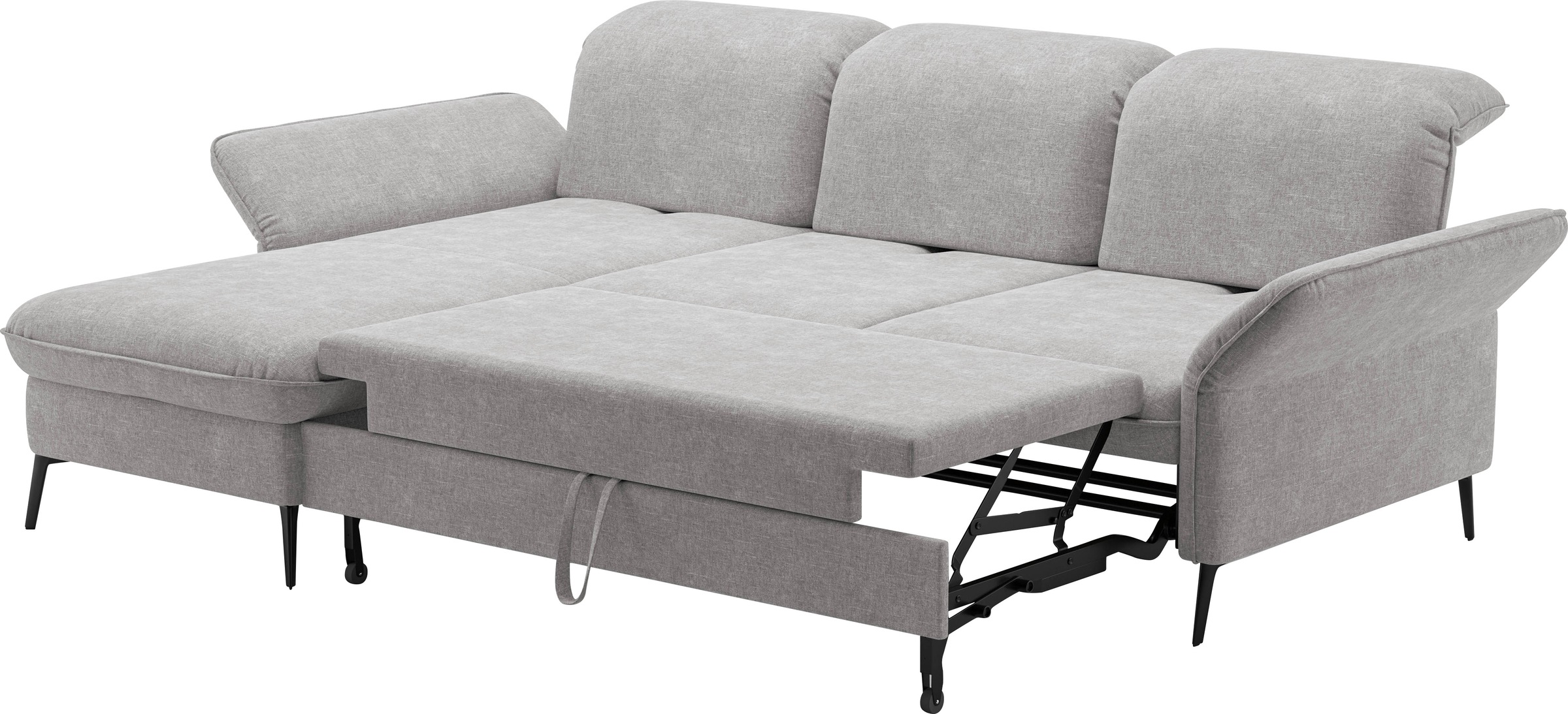 sit&more Ecksofa »Emely«, mit Sitztiefenverstellung optional mit Bettfunktion und Bettkasten