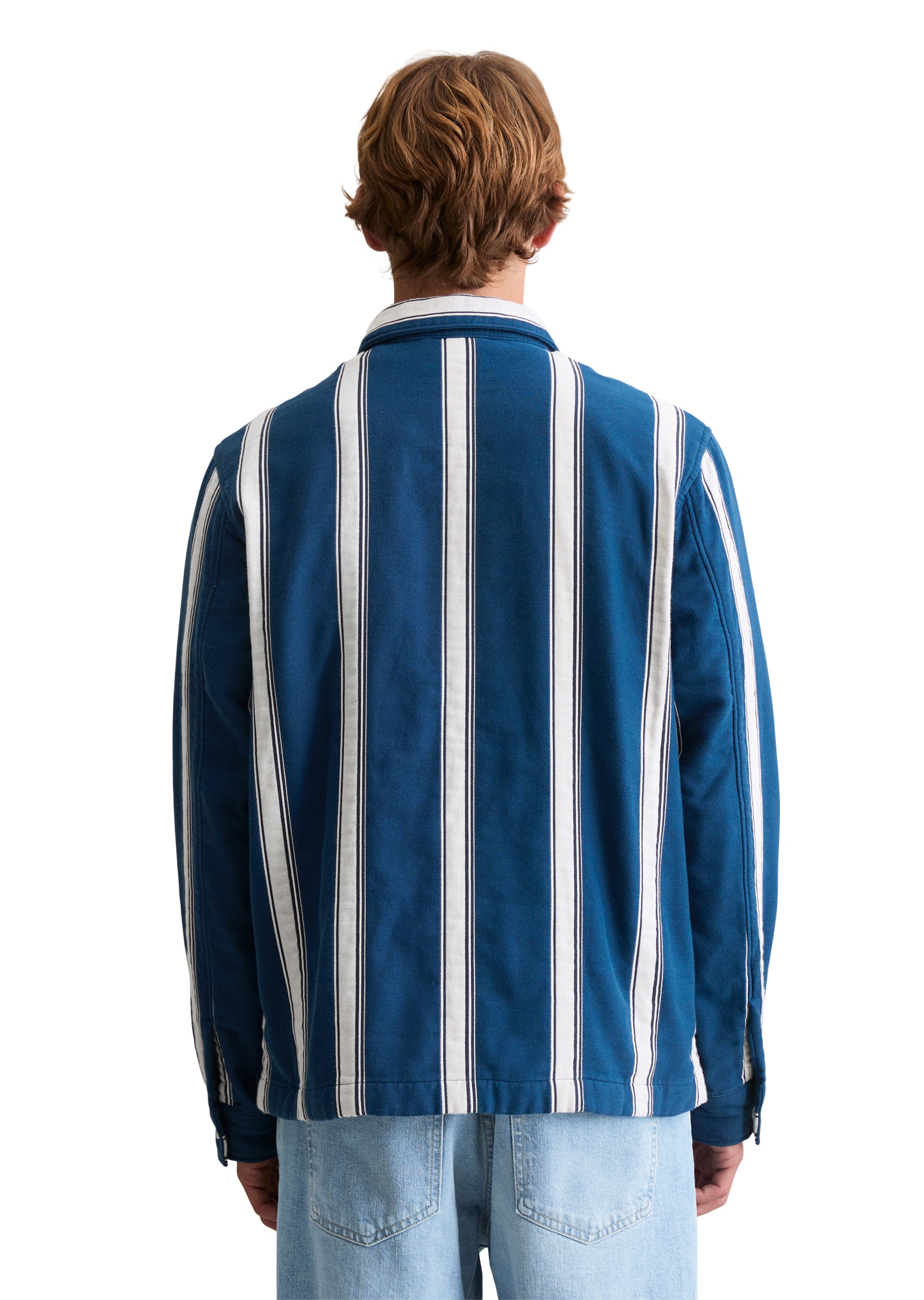 Marc O'Polo DENIM Kurzjacke »mit vertikalen Streifen« ohne Kapuze