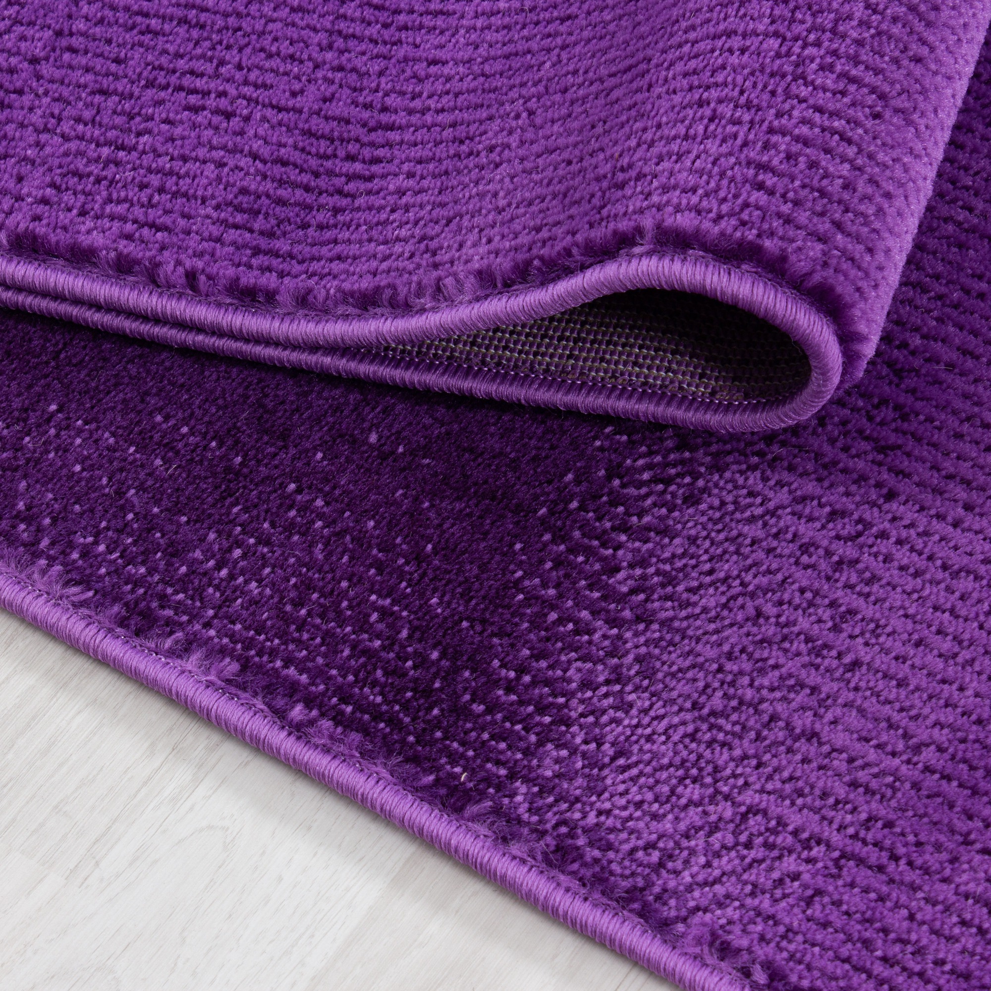 Teppich AYYILDIZ TEPPICHE "MIAMI 6590", lila, B:140cm H:12mm L:200cm, Polypropylen, Teppiche, Teppich, Läufer, strapazierfähig / pflegeleicht/ Kurzflorteppich 3