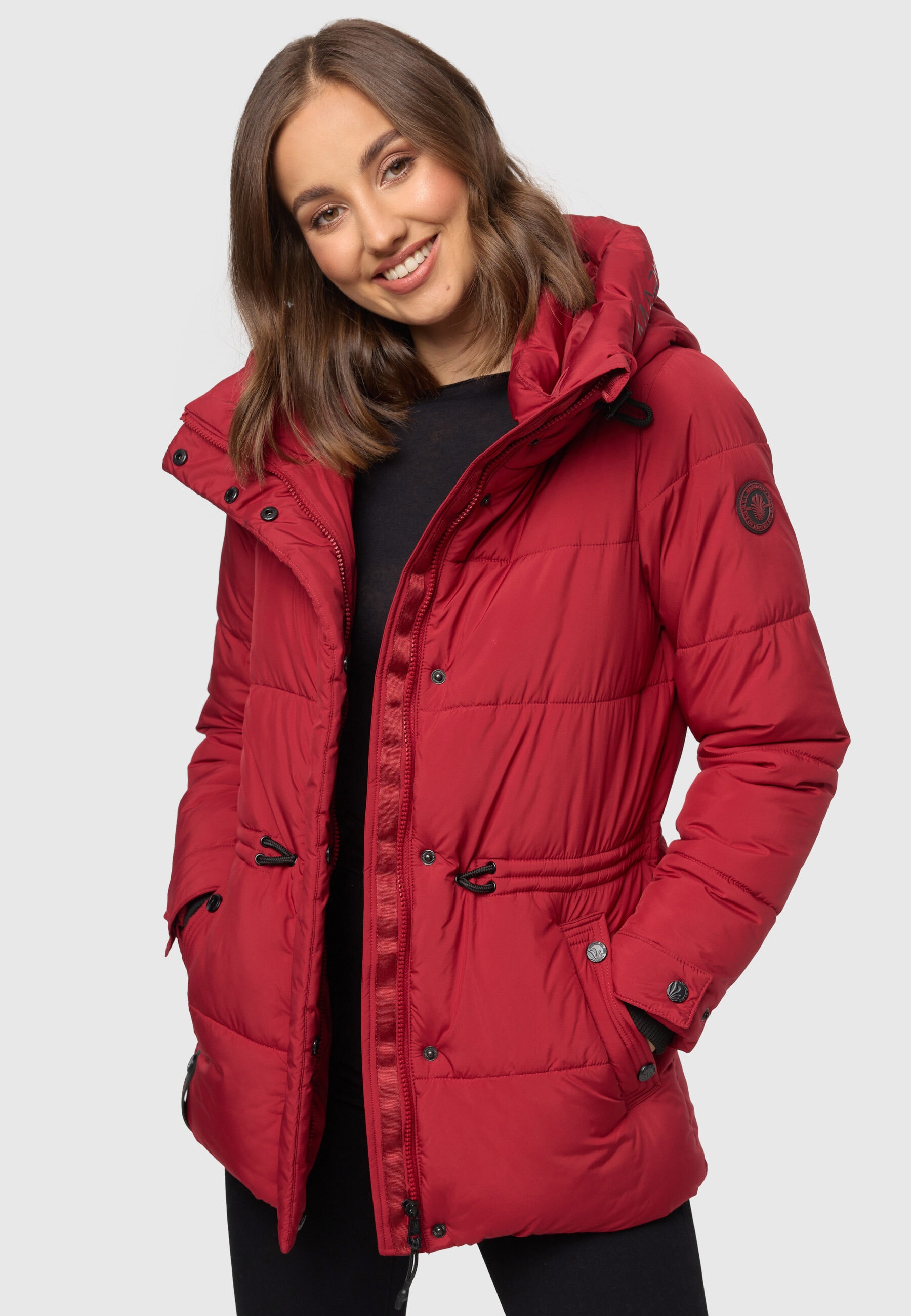Marikoo Winterjacke »Akumaa«, mit tailliertem Schnitt