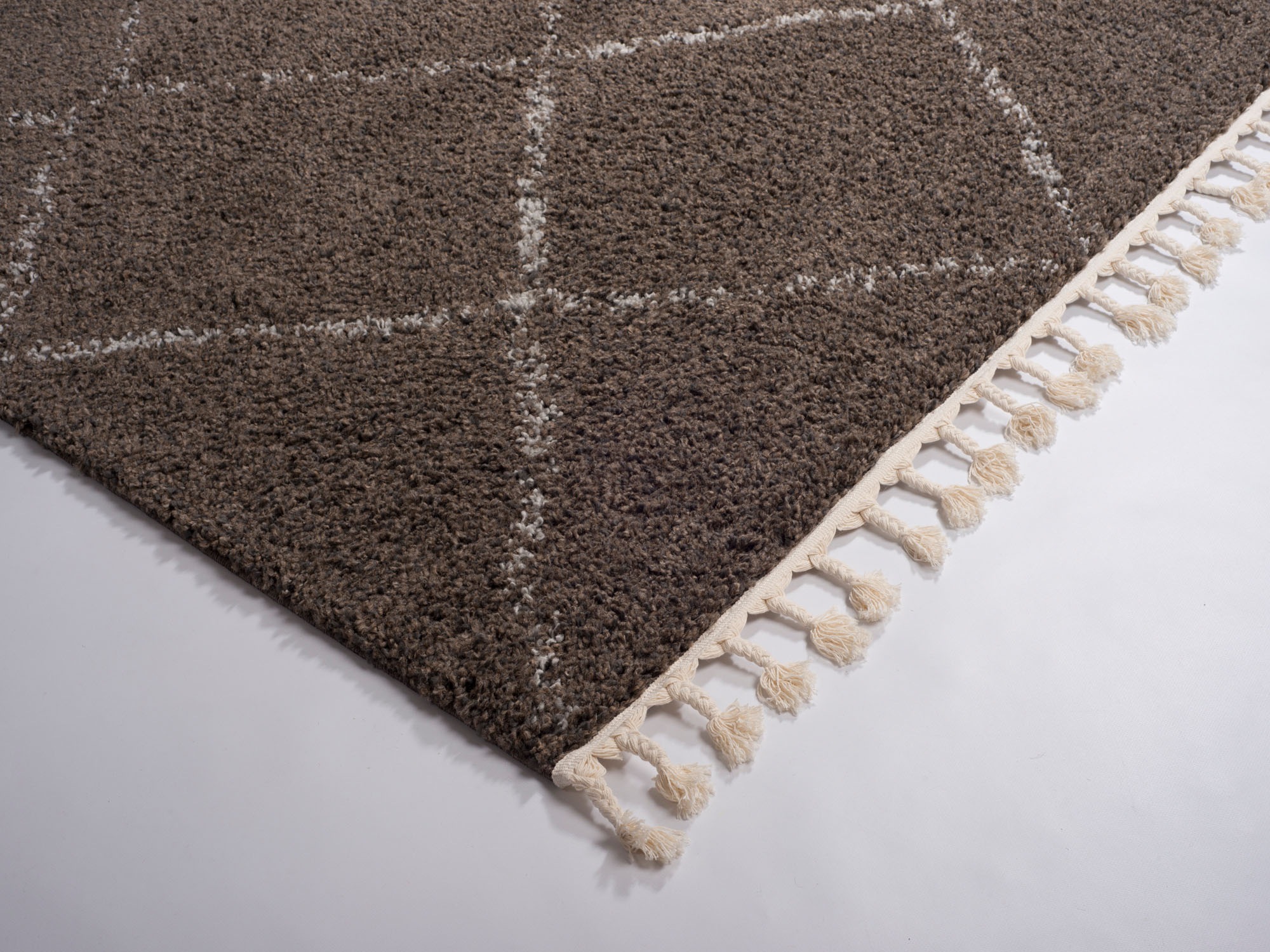 Gallery M Donna Teppich Braun/Creme 200x290cm 3