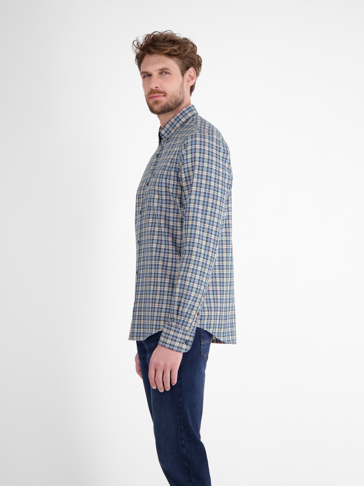 Thumbnail - LERROS Karohemd "LERROS Kariertes Herrenhemd, sportiv und stilbewusst"