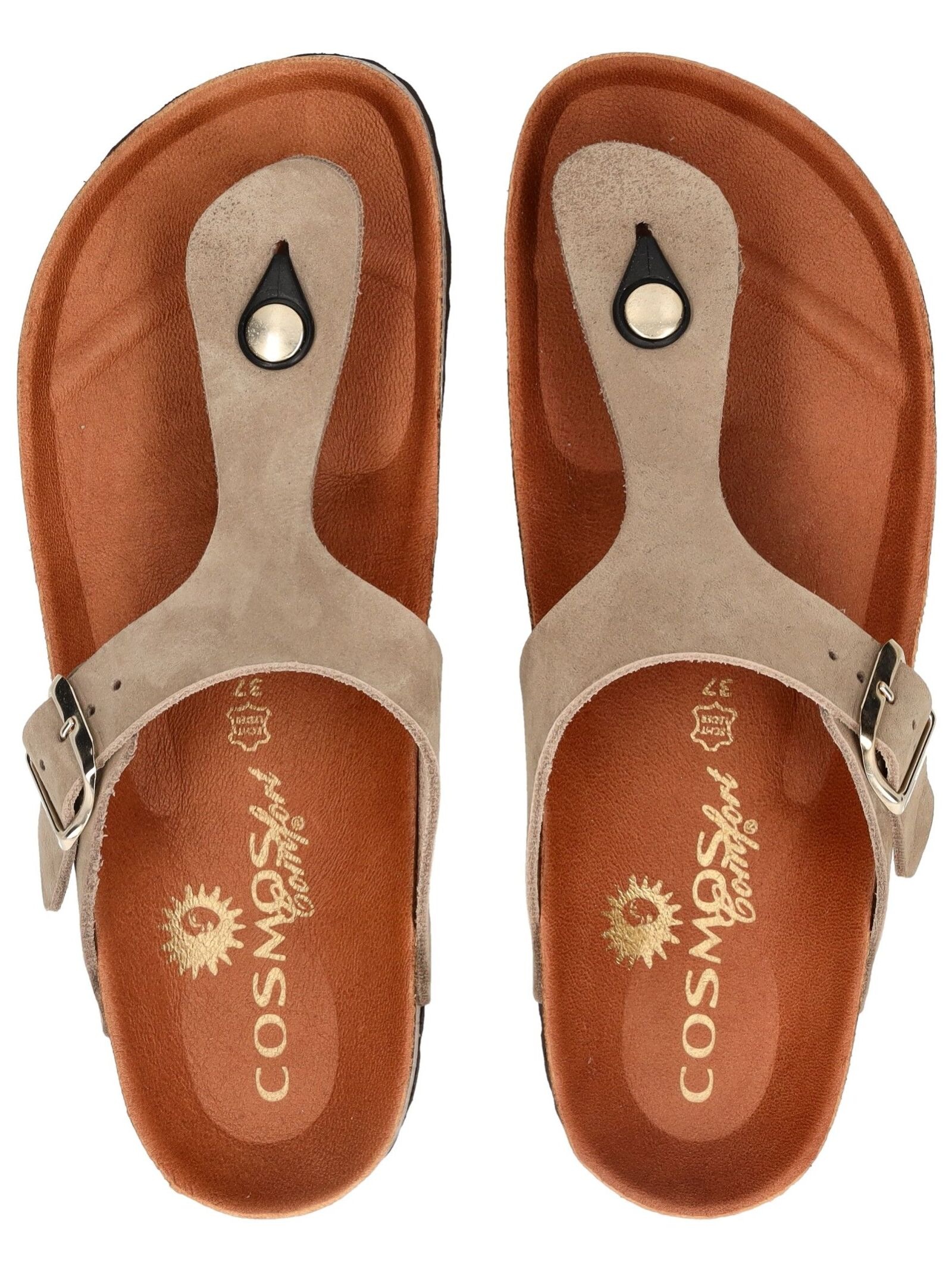 COSMOS Comfort Zehentrenner »COSMOS Comfort Zehensteg Leder«