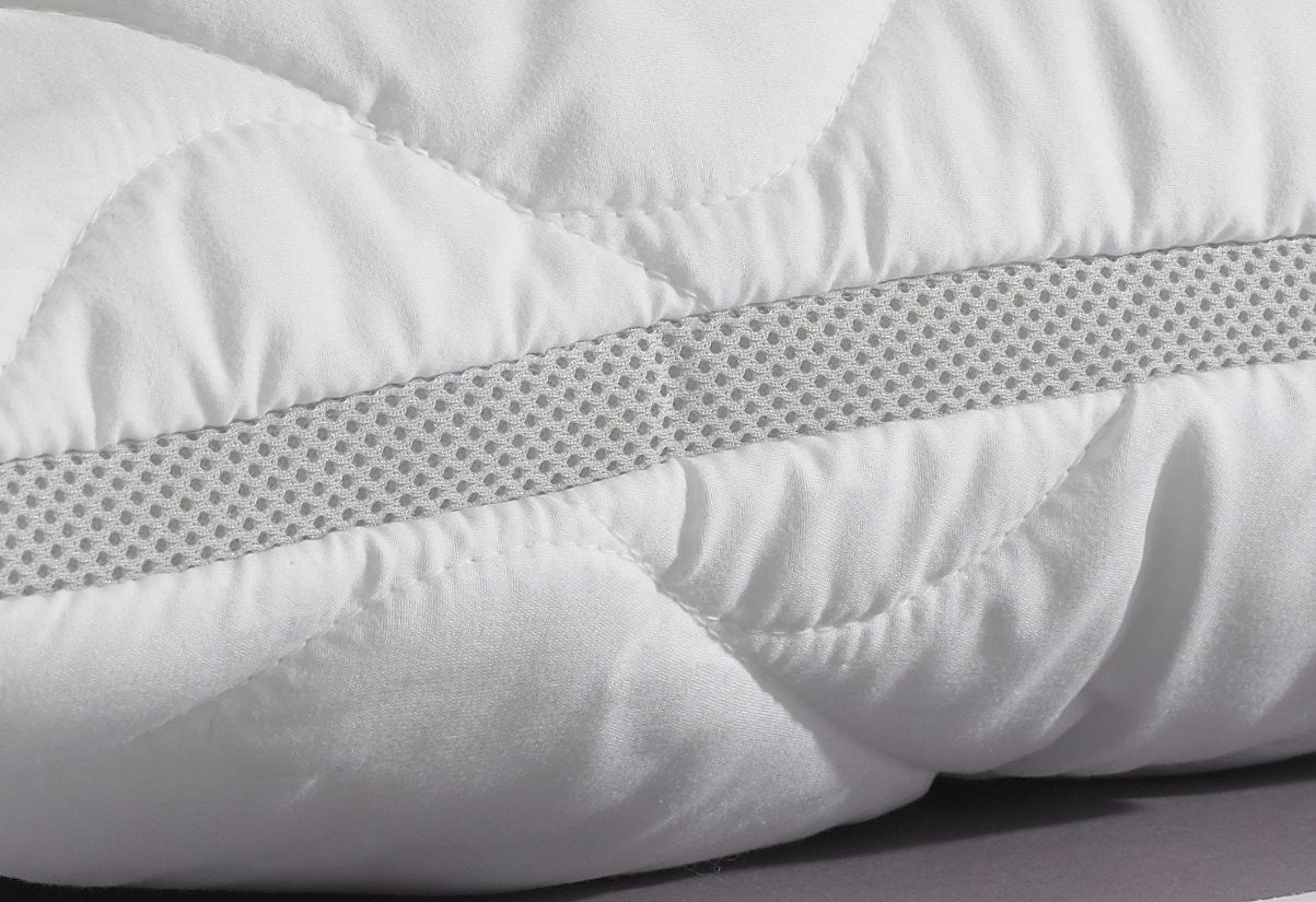 fan Microfaserbettdecke + Microfaserkissen »Climacontrol® II m. Baumwollbezug«, (Spar-Set), Bettwaren-Set, 135x200 oder 155x220 cm, für den Winter geeignet