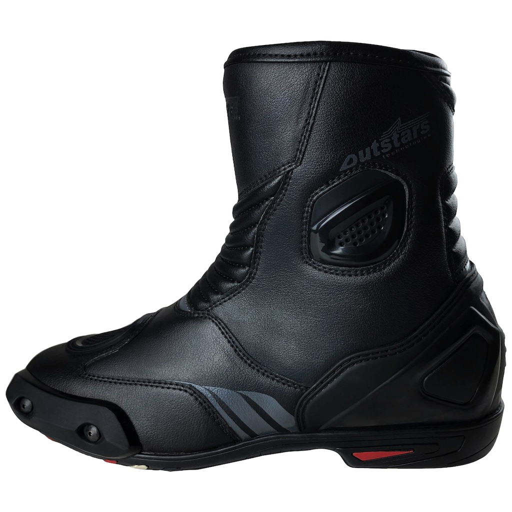 roleff Motorradstiefel »RO 020«, halbhoch, mit auswechselbaren Schleifpads