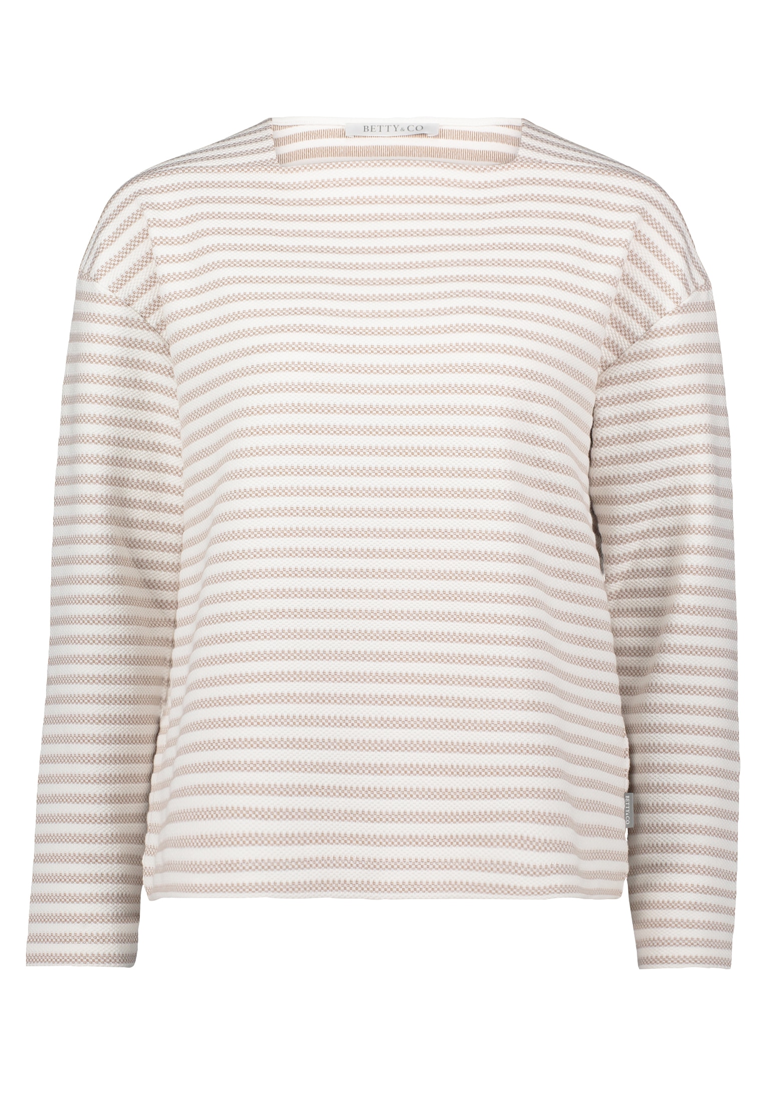 Betty&Co Sweatshirt "Damen Sweatshirt mit U-Boot-Ausschnitt" günstig online kaufen