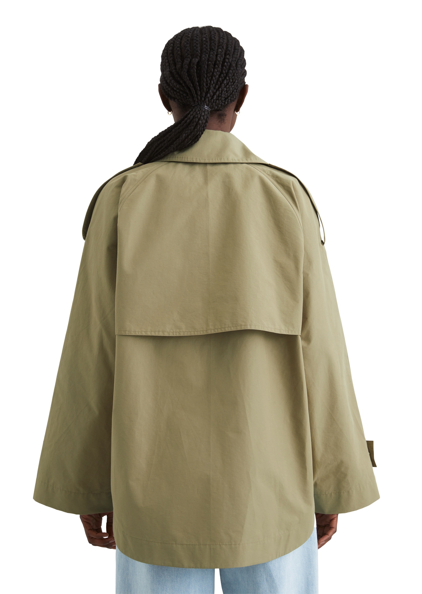 Marc O'Polo DENIM Outdoorjacke »aus wasserabweisendem Cotton-Nylon«, ohne Kapuze