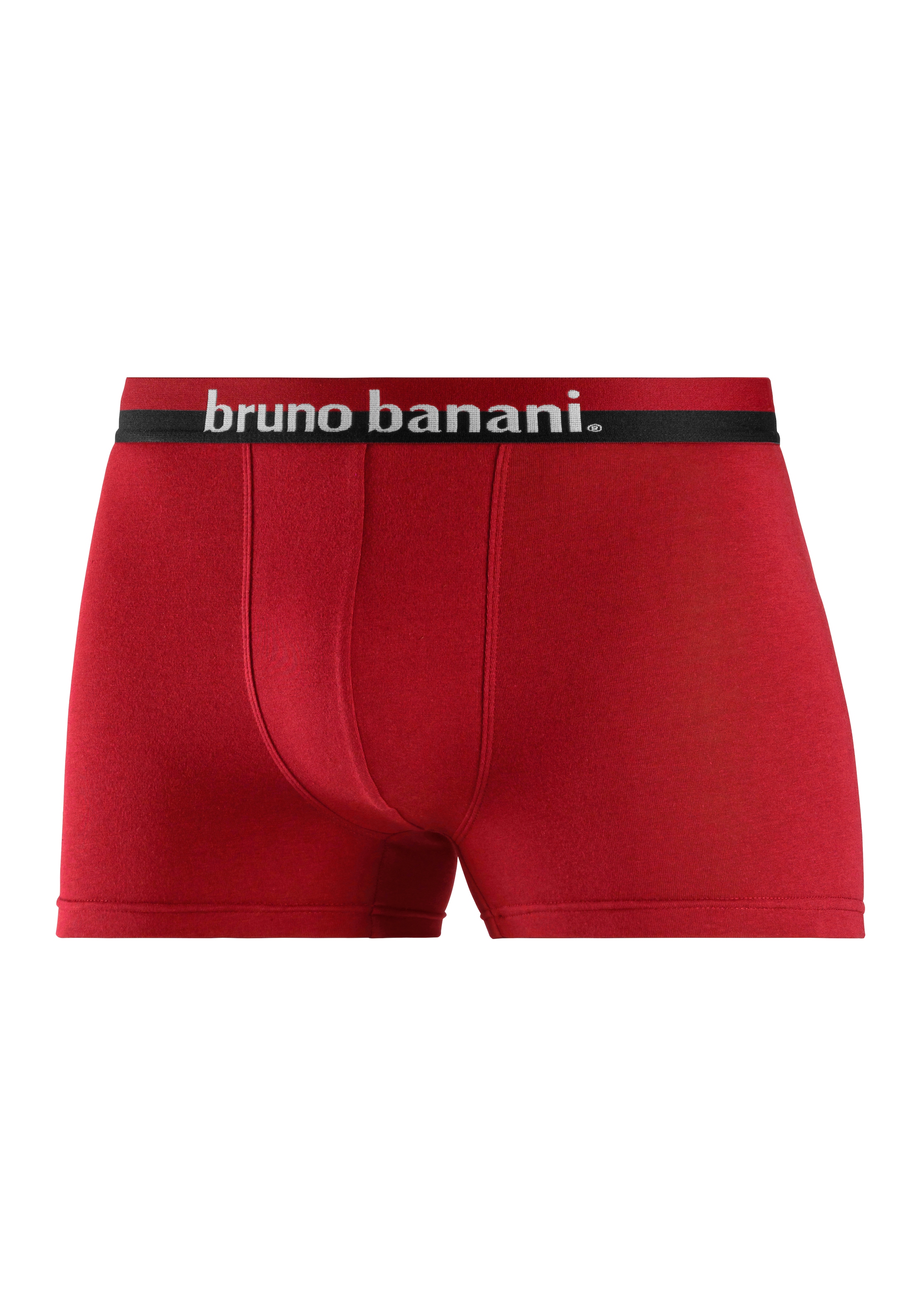 Bruno Banani Boxer »Boxershorts für Herren«, (Packung, 4 St.), mit erhabenem Logo-Druck auf dem Bund