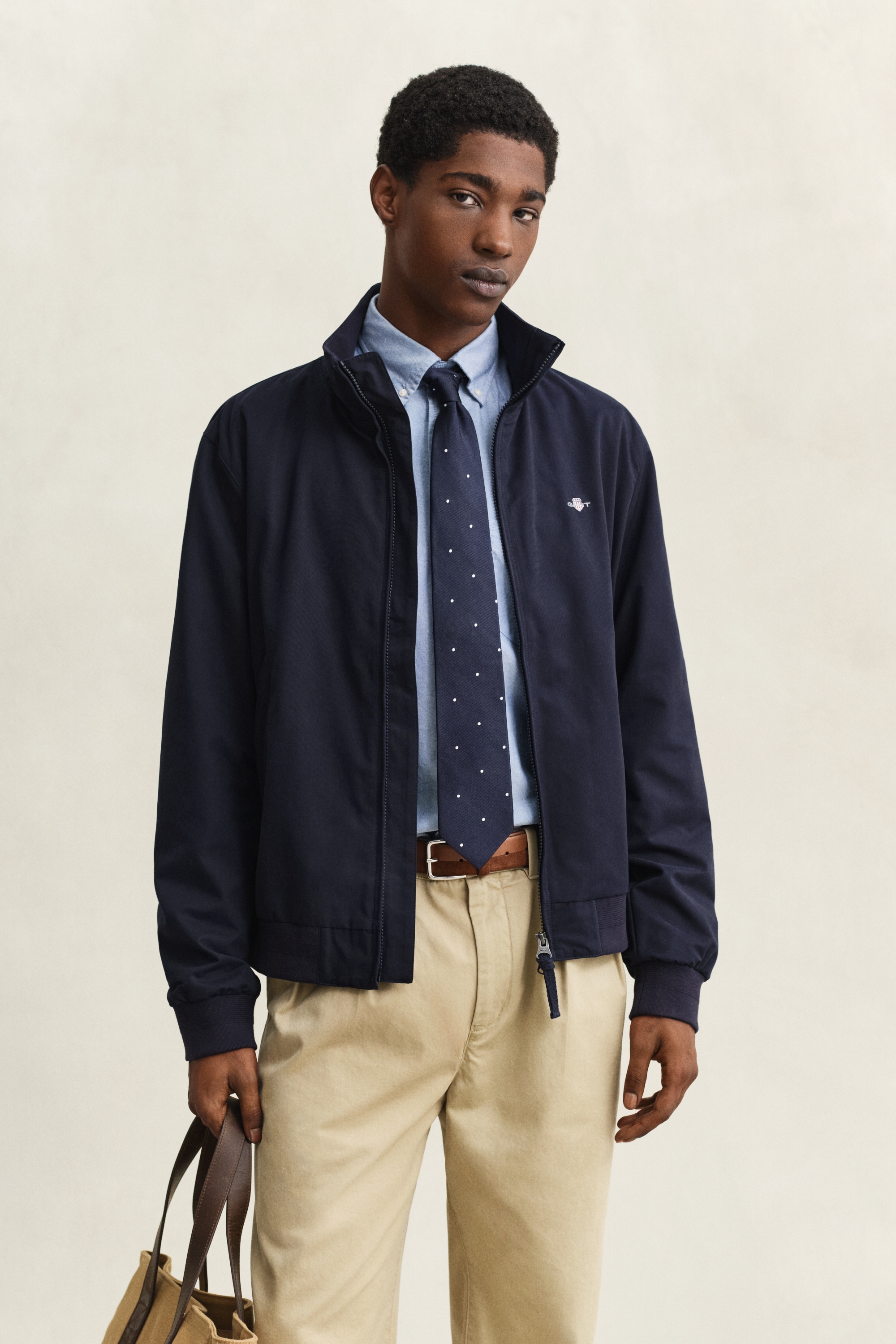 Gant Blouson "LIGHTWEIGHT HAMPSHIRE" ohne Kapuze Regular fit mit Stehkragen günstig online kaufen
