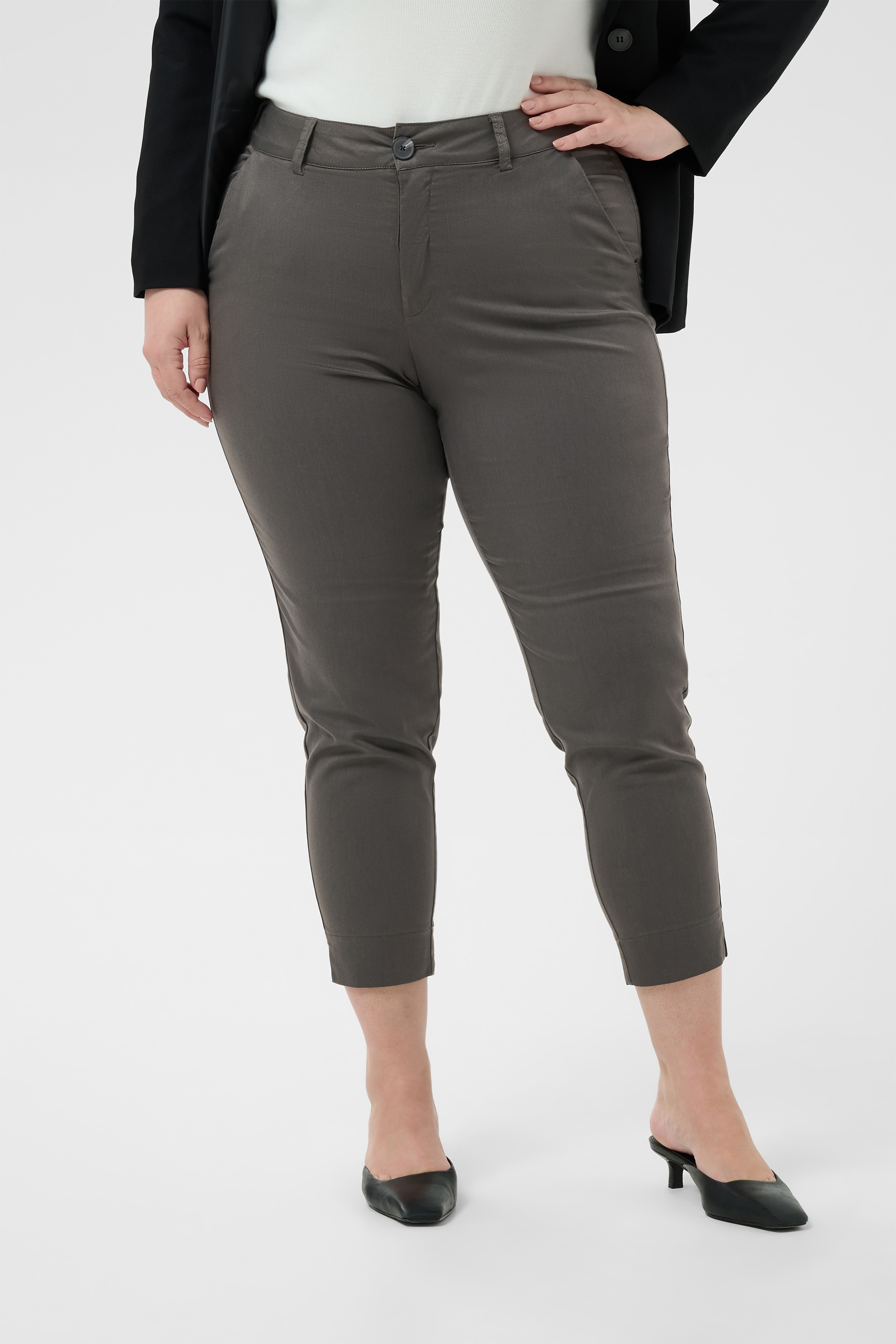 KAFFE Curve Stoffhose »Damen Casual Hose KCleana«