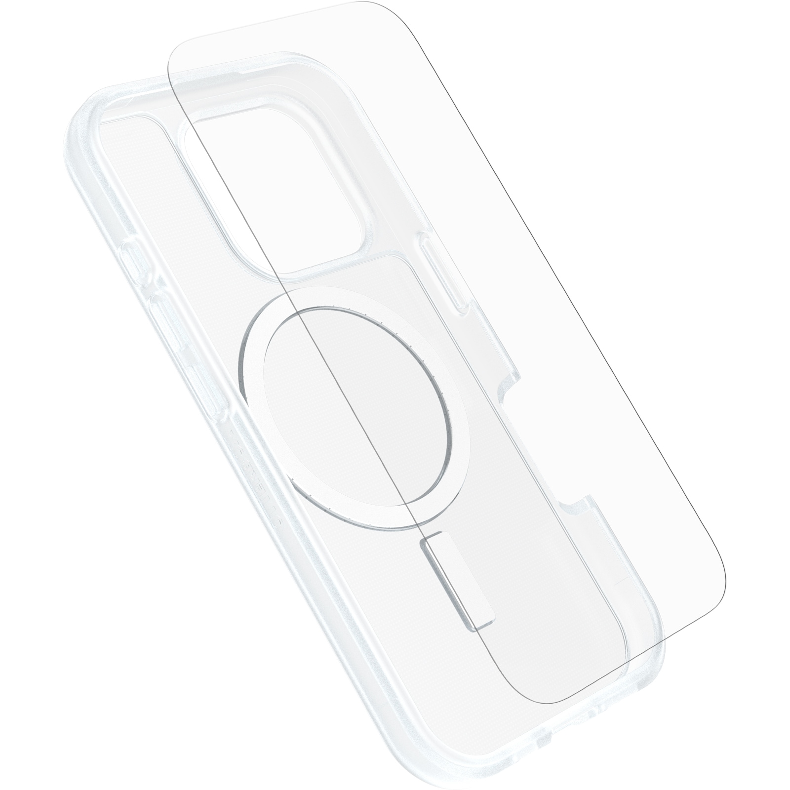 Otterbox Handyhülle »React + Glass für Apple iPhone 16 Pro«, iPhone 16, Backcover, Schutzhülle, Displayschutzglas, stoßfest