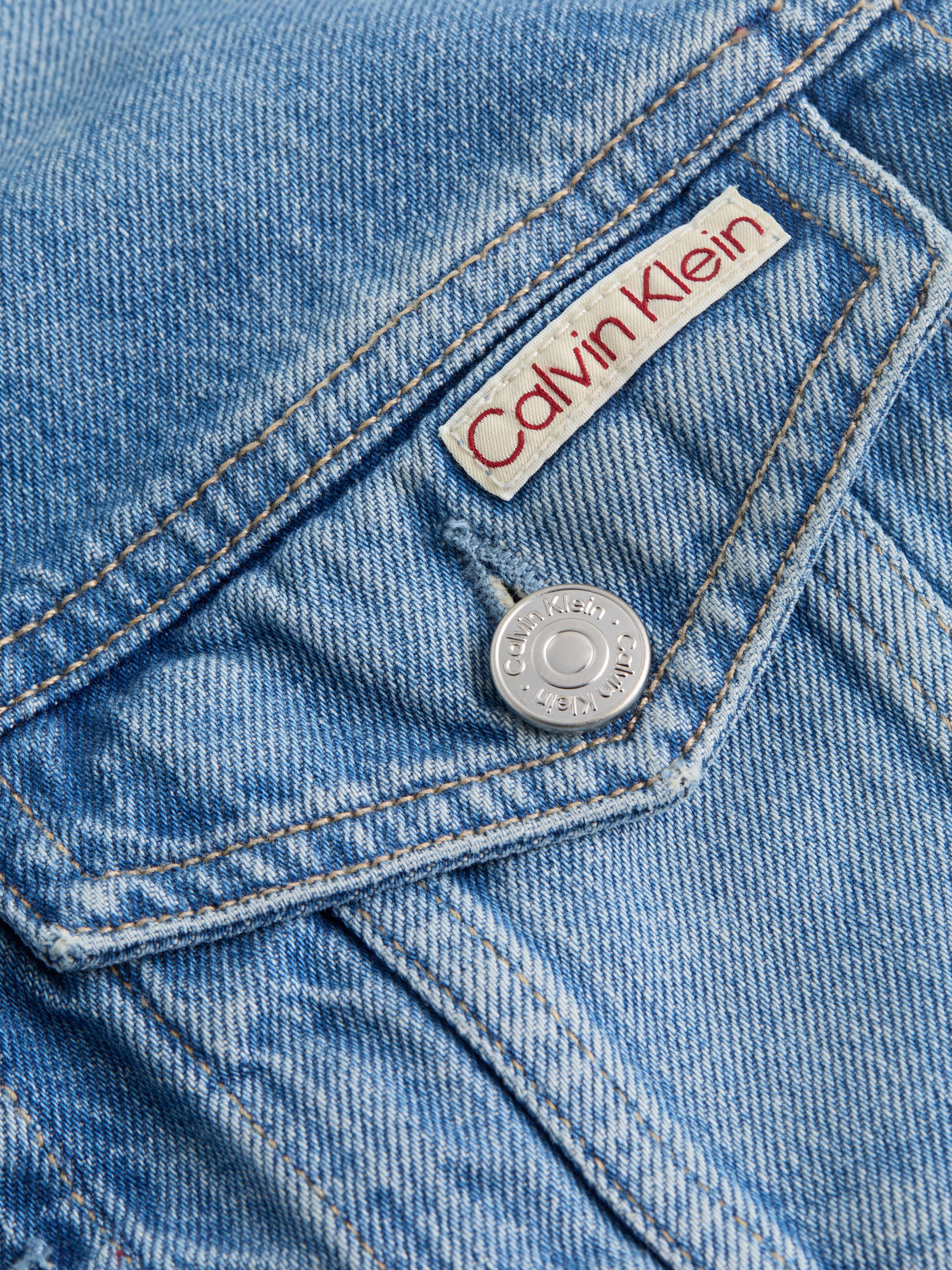 Calvin Klein Jeans Jeansjacke »CROPPED 90'S DENIM TRUCKER«, in hellblauer Waschung