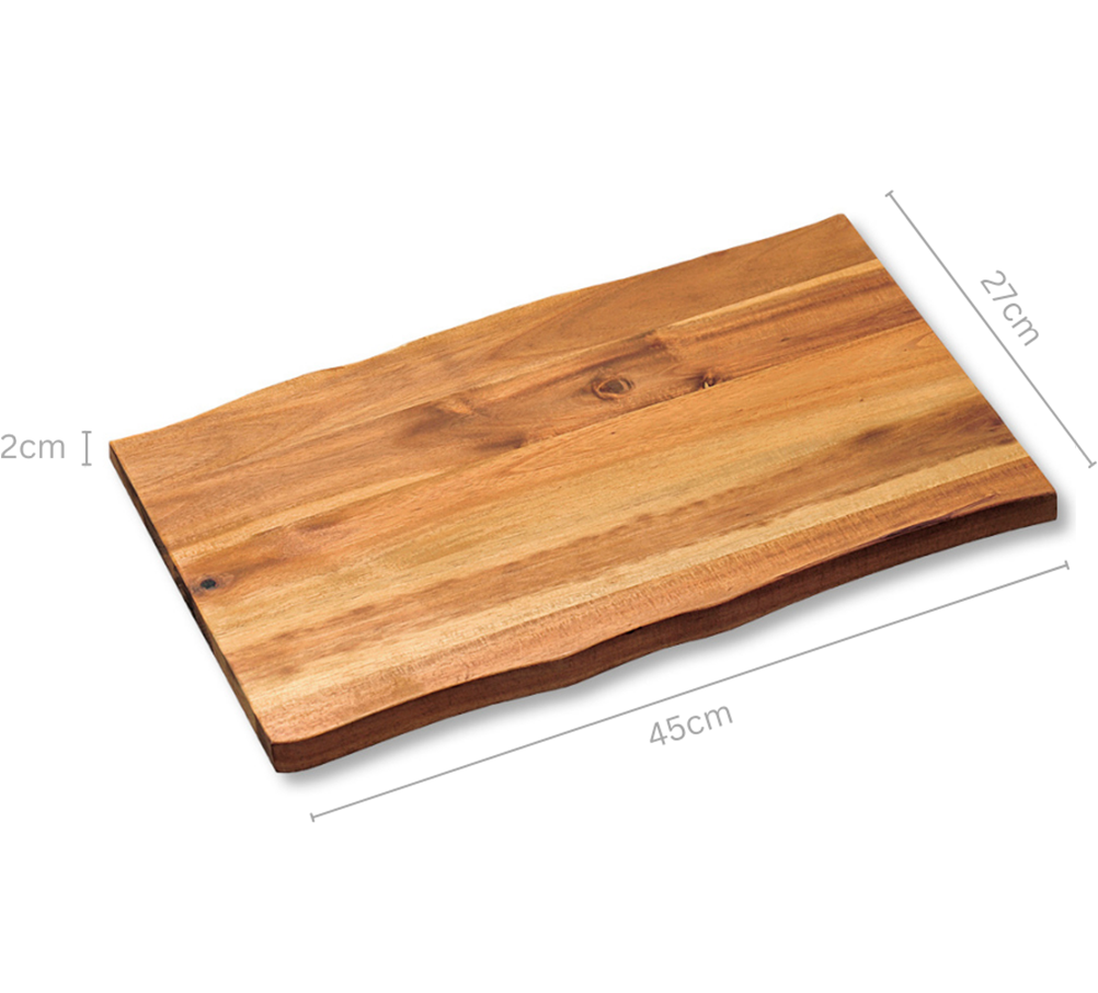 KESPER® Schneidebrett »Schneid-&Servierbrett, Akazie«, (1 St.), aus FSC-zertifiziertem Holz