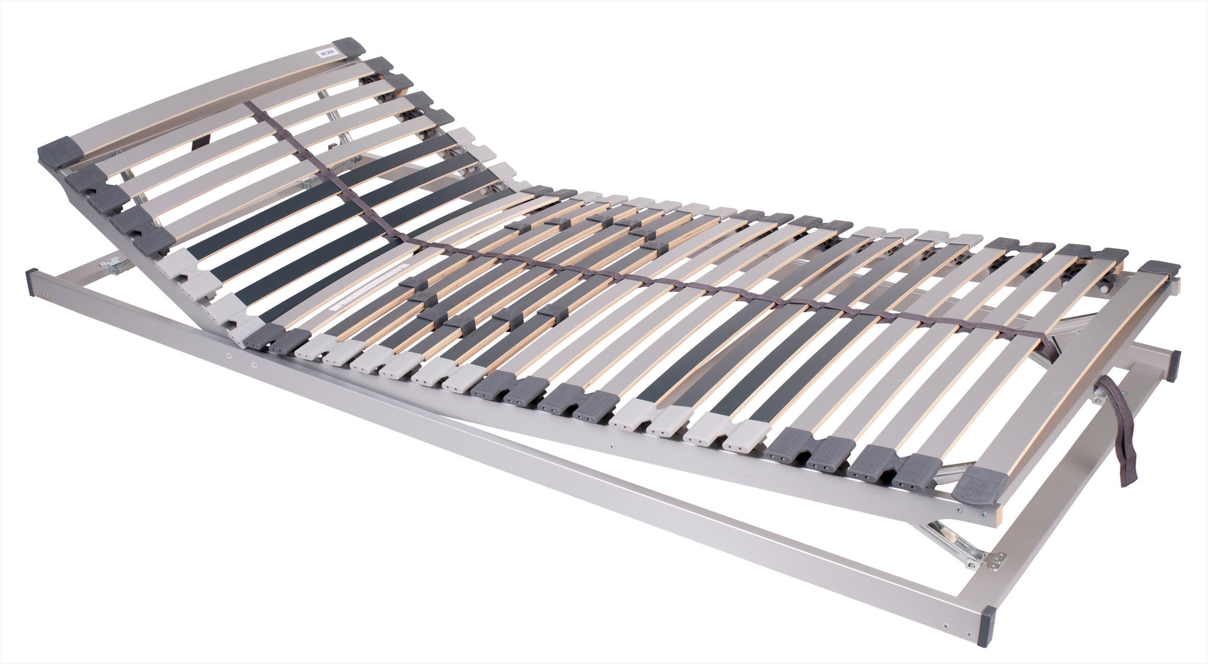 Lattenrost HEMAFA, B:80cm H:7cm L:190cm, schwarz, Lattenroste, "BASIC PLUS KF"