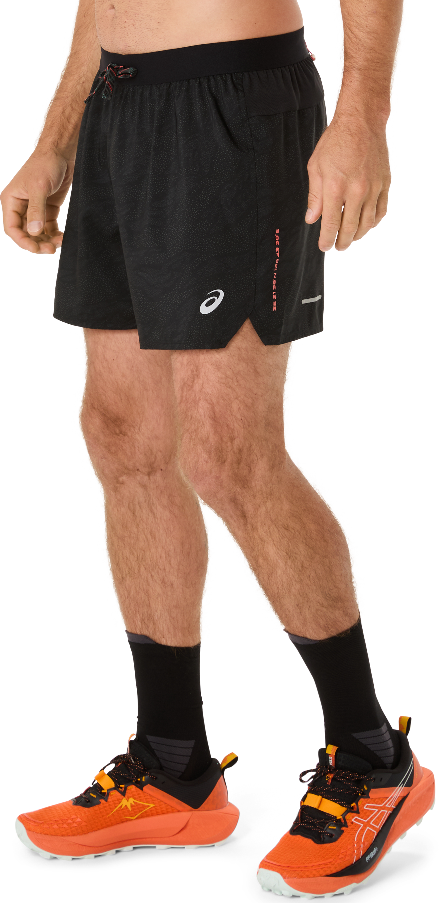 Asics Laufshorts »FUJITRAIL ALL OVER PRINT 5IN SHORT«
